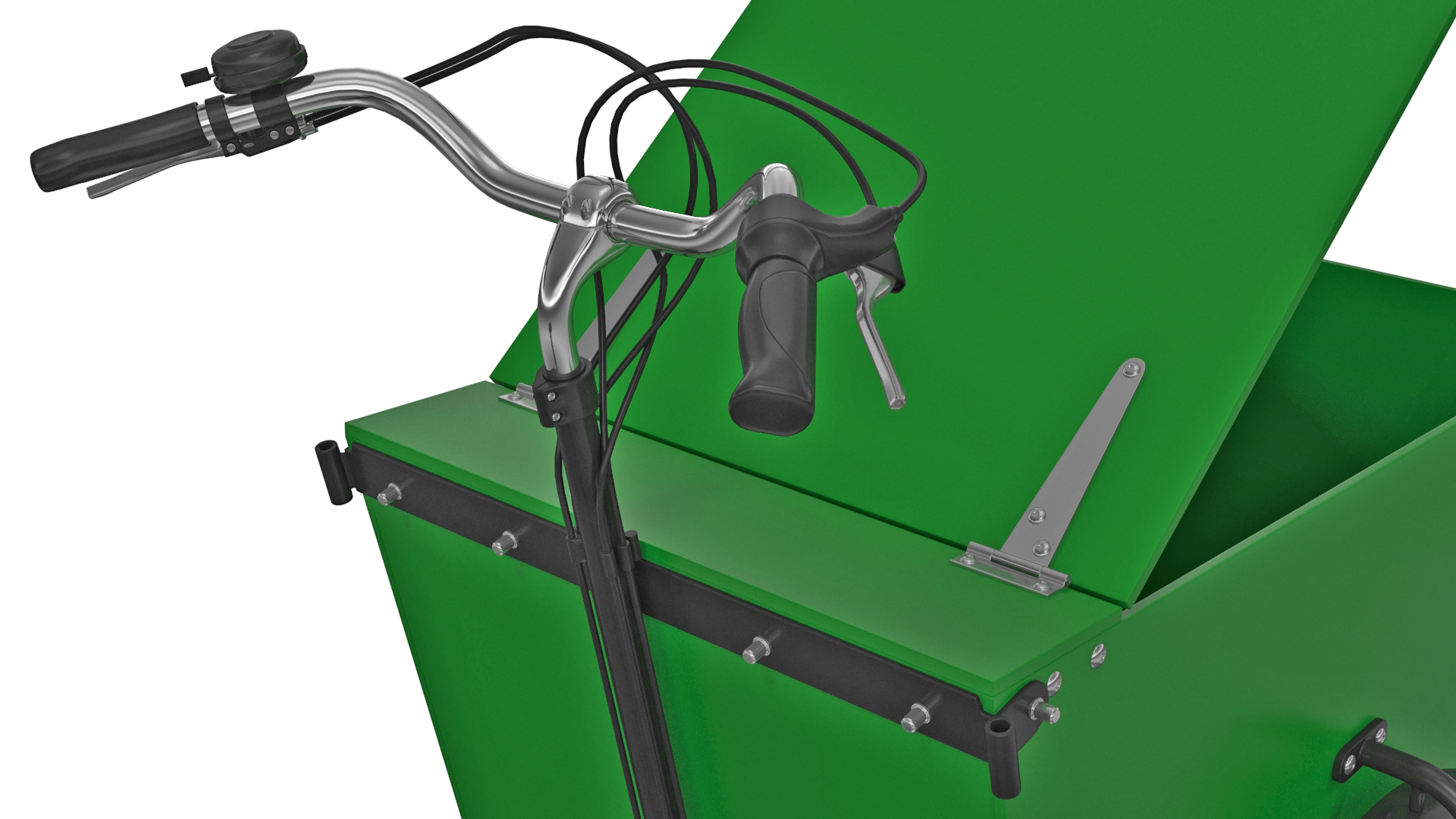3D model Cargo Bike Generic Rigged