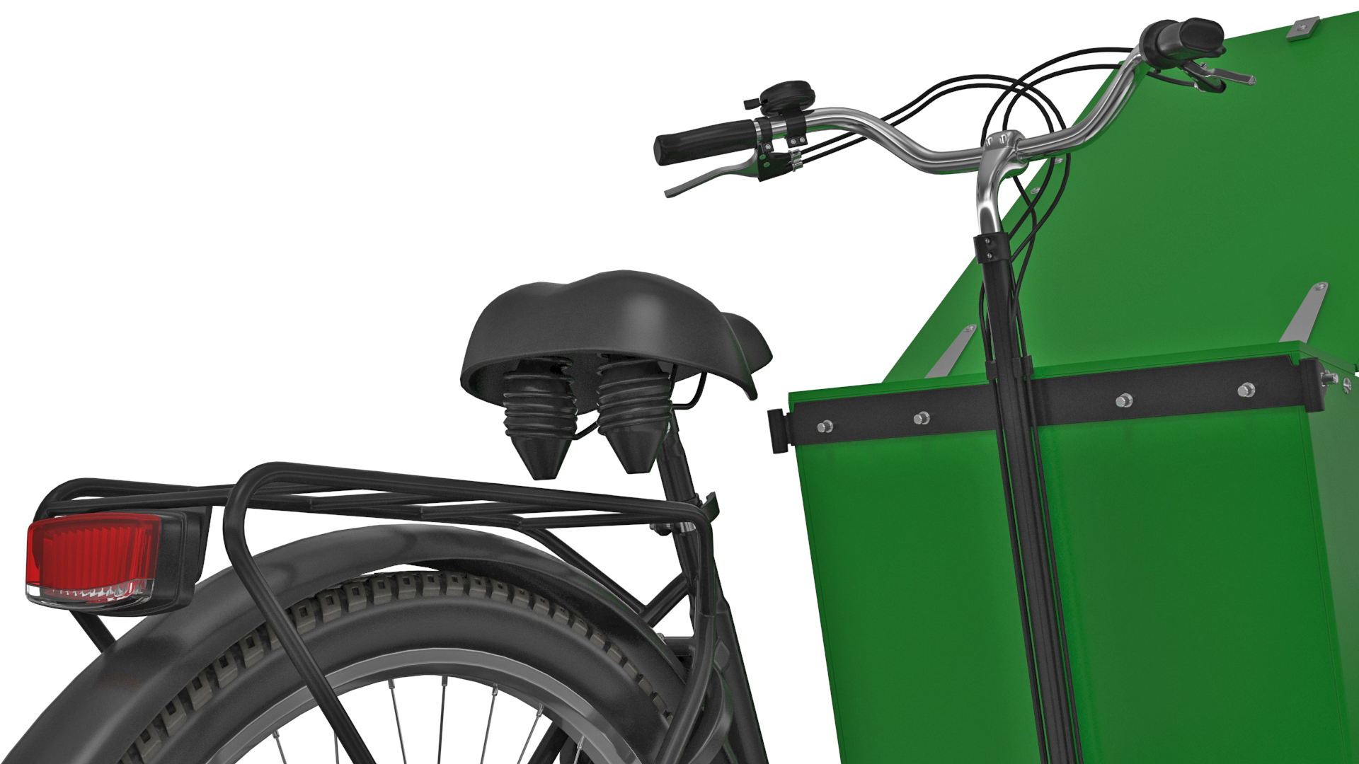 3D model Cargo Bike Generic Rigged