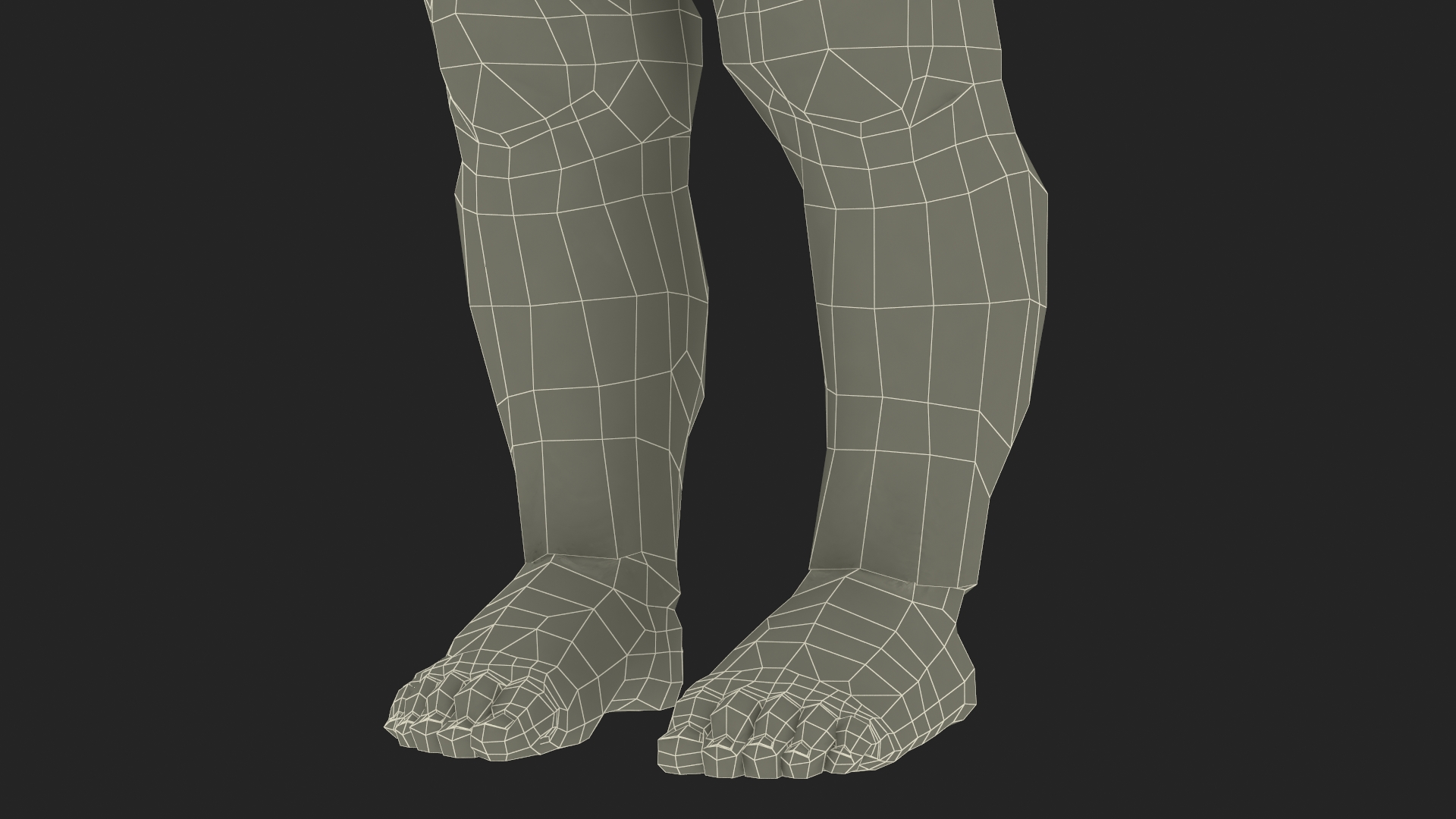 3D Toddler Boy Dark Skinned in Diaper Standing model