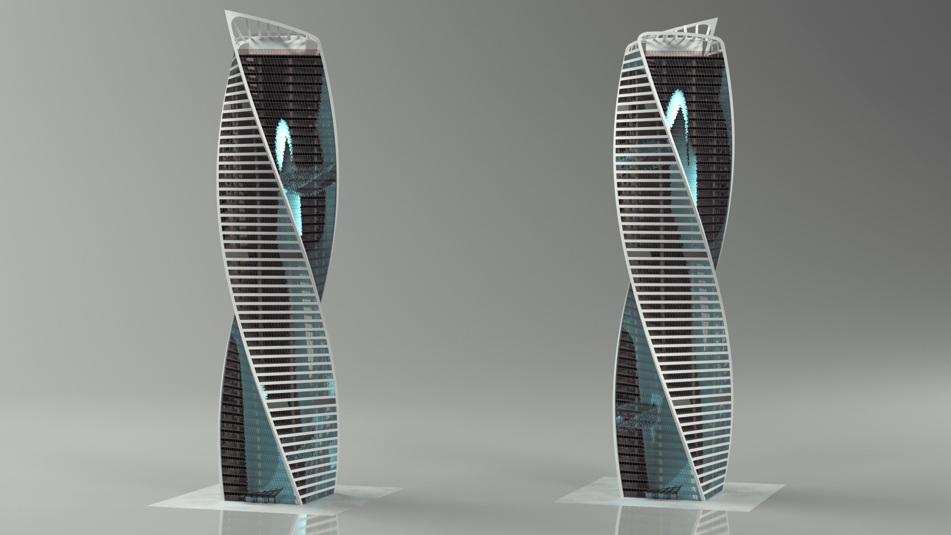 Moscow City Evolution Tower 3D