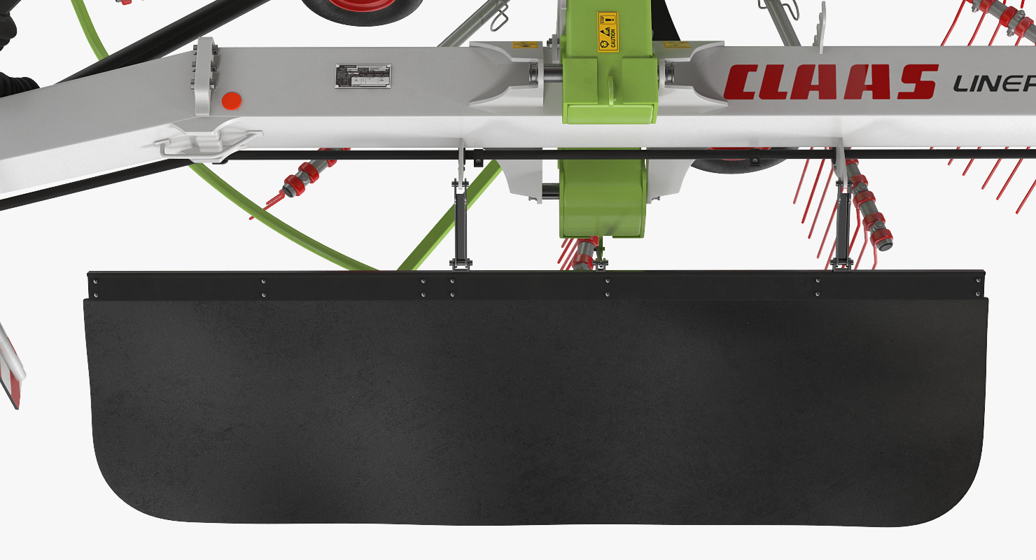 3D Twin Rotor Hay Rake Claas Liner 2700 Parked model