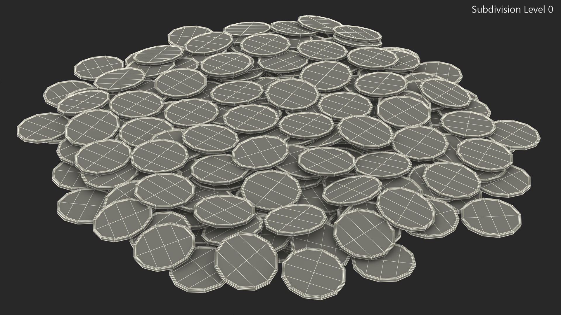 3D model Gold Play Coins