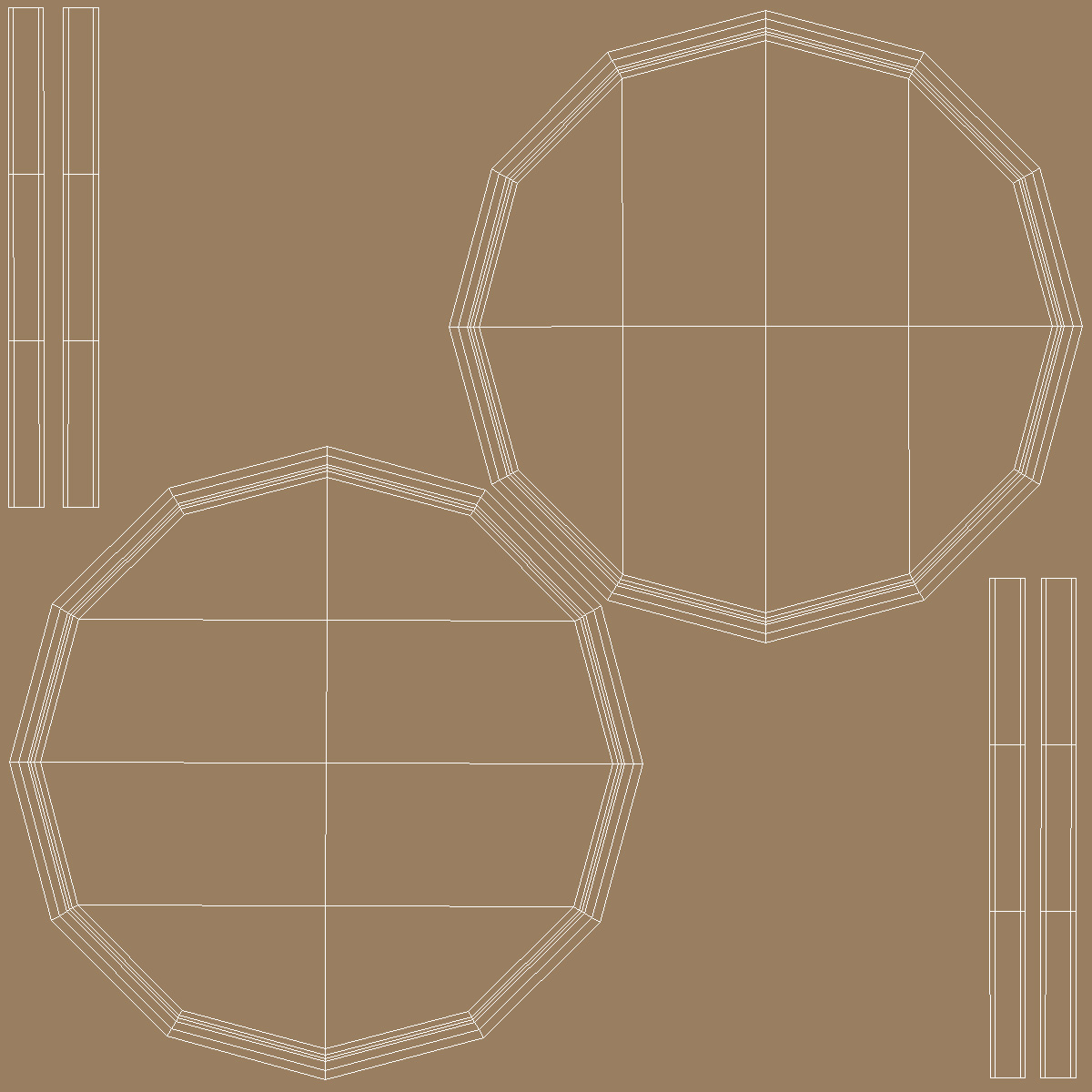 3D model Gold Play Coins