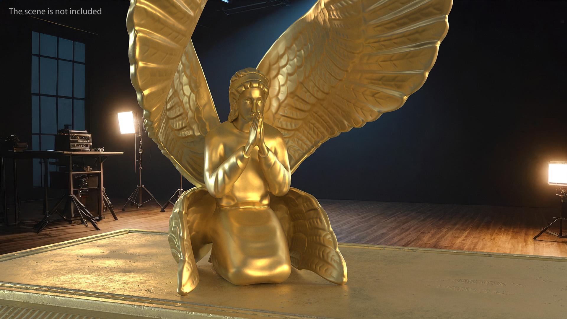 3D model Praying Angel Figure