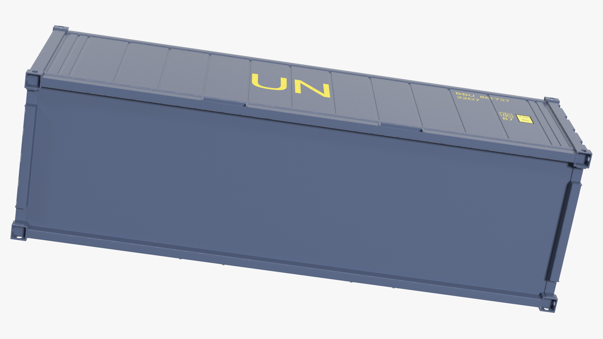 3D Refrigerated Shipping Container