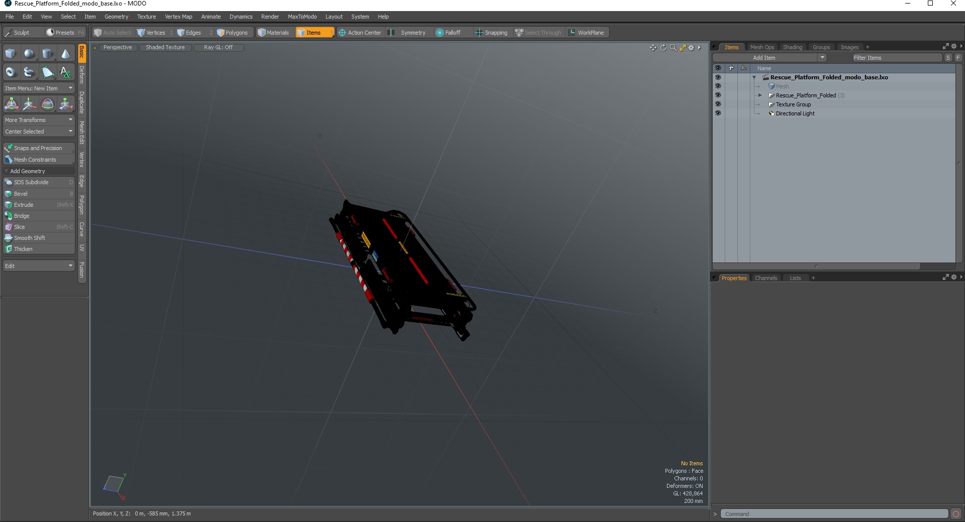 Rescue Platform Folded 3D