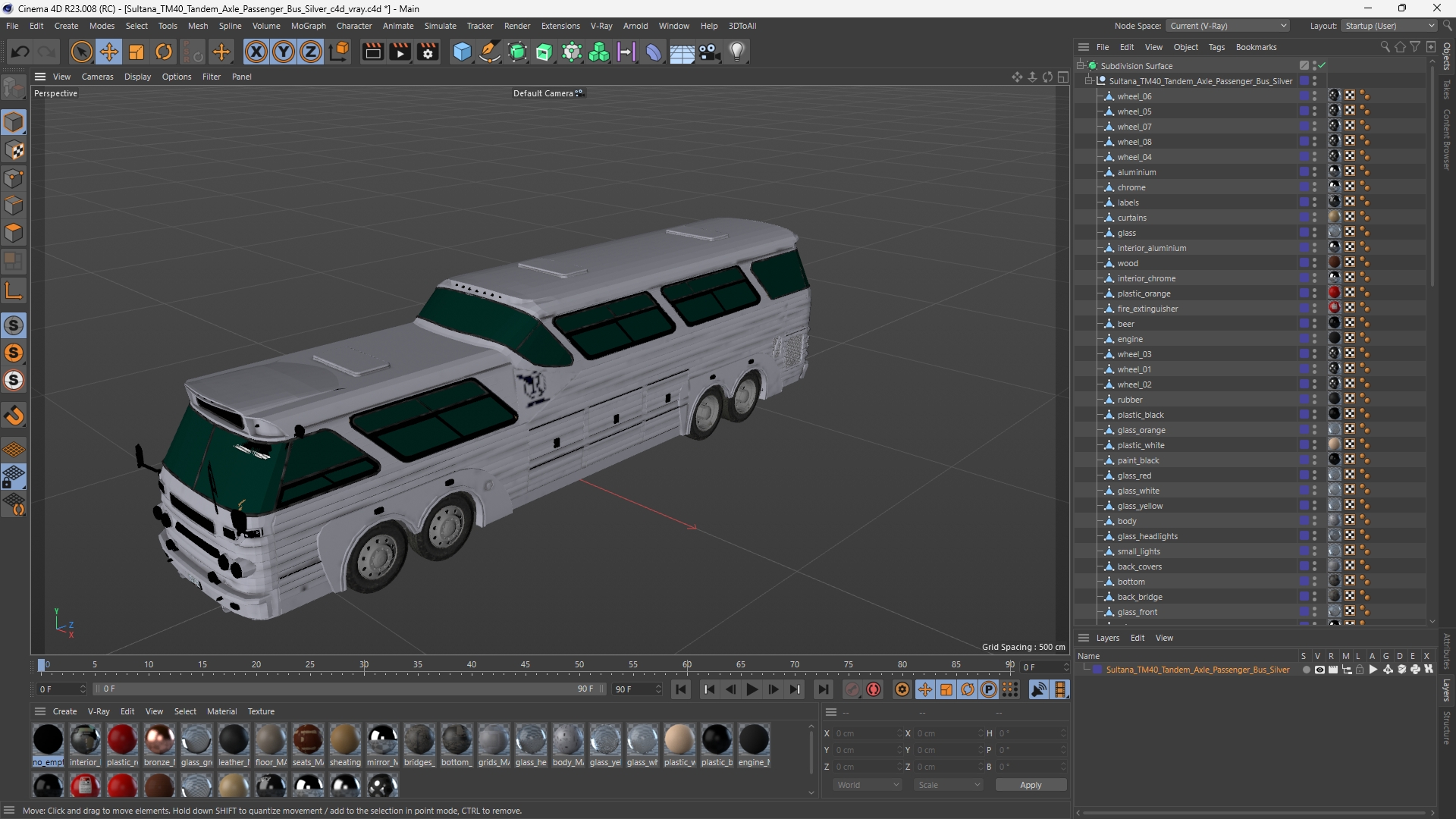 Sultana TM40 Tandem Axle Passenger Bus Silver - view 12