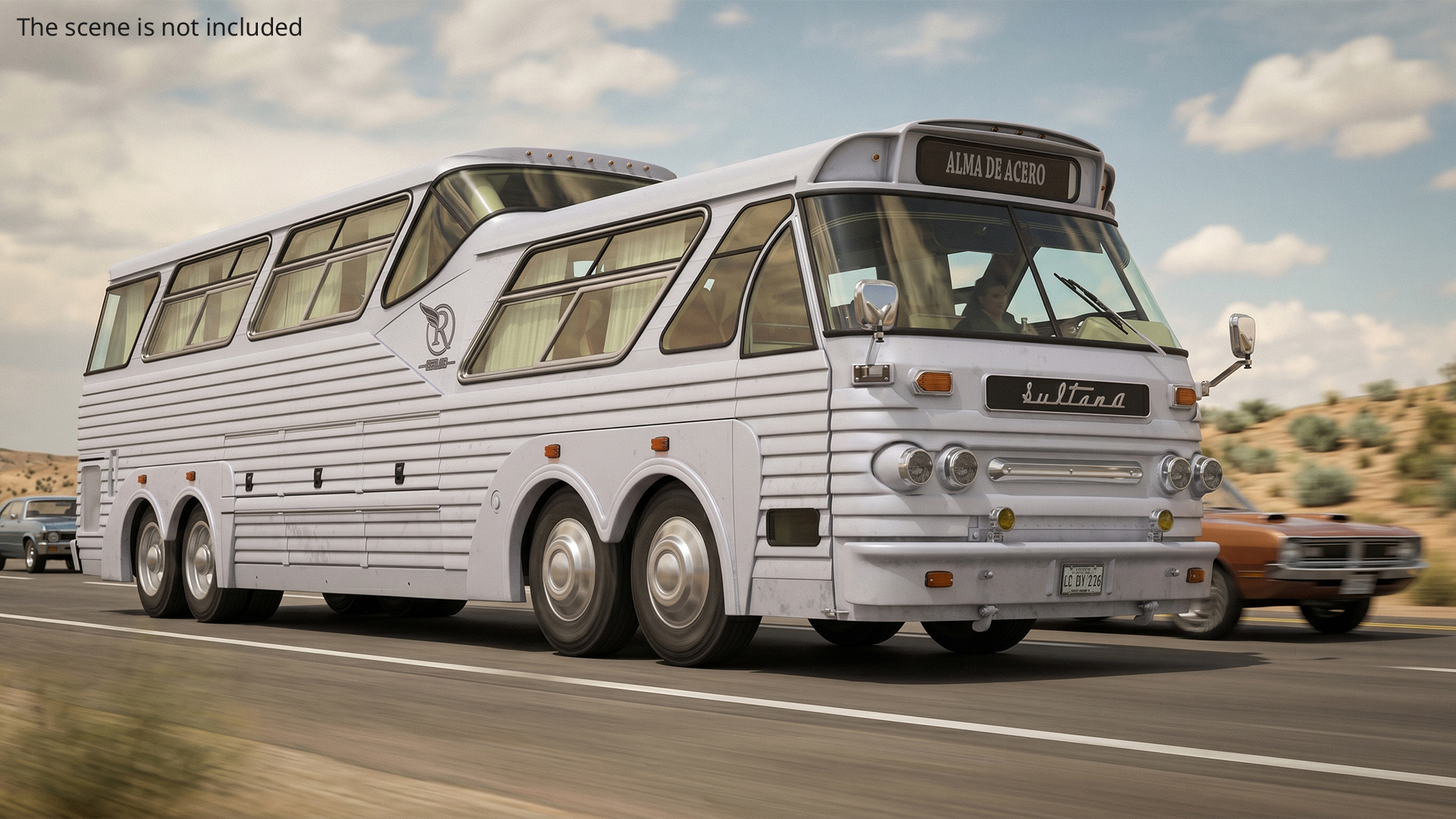 Sultana TM40 Tandem Axle Passenger Bus Silver - view 2