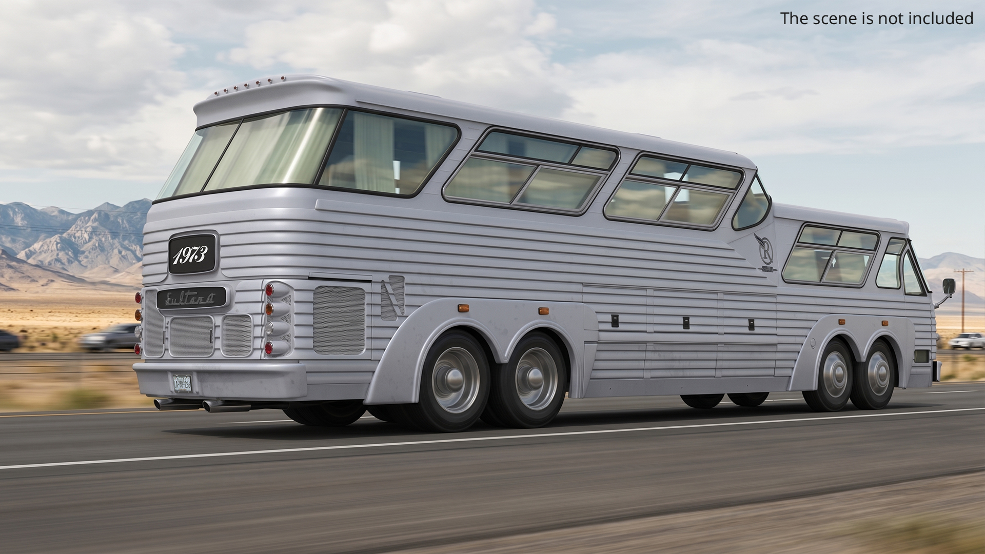 Sultana TM40 Tandem Axle Passenger Bus Silver - view 3