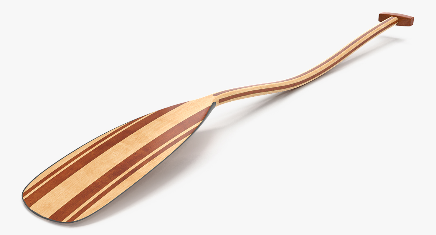 3D Wooden Paddle model