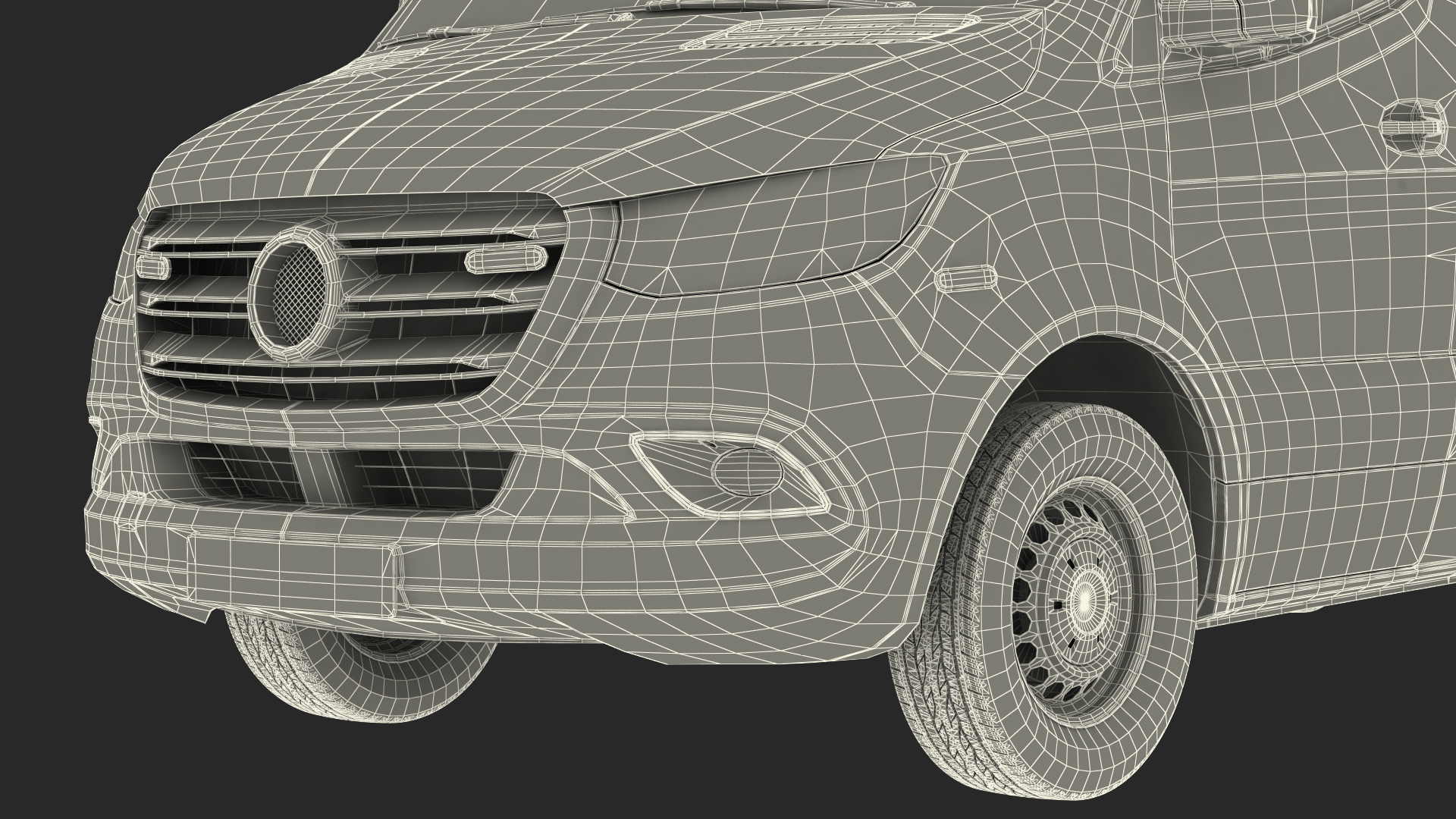 3D Ambulance Van Generic