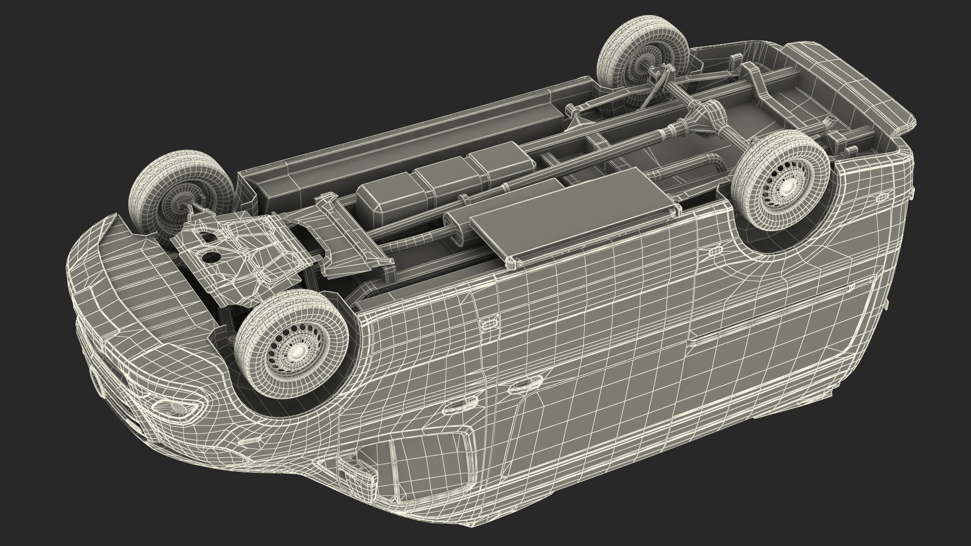 3D Ambulance Van Generic