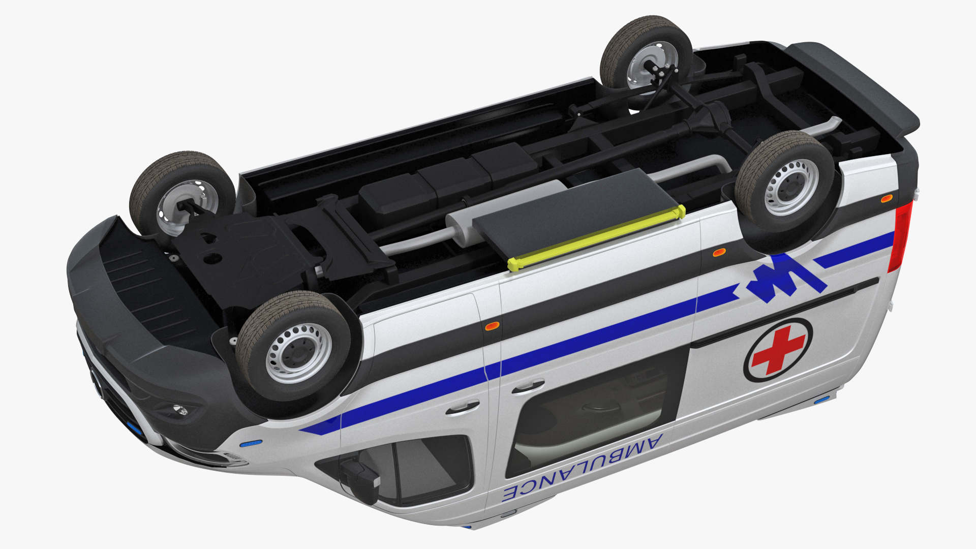 3D Ambulance Van Generic