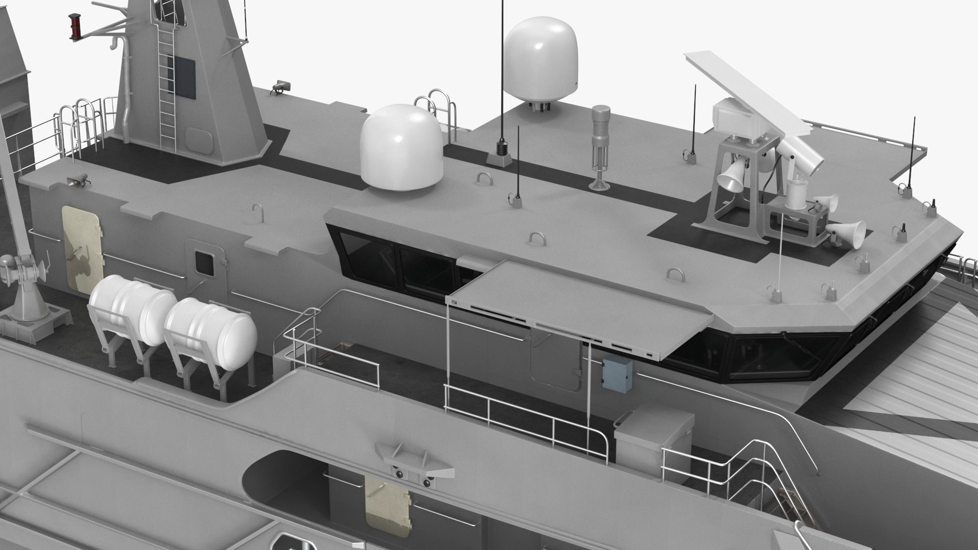 3D TTS Scarborough CG42 Coast Guard Rigged for Maya model