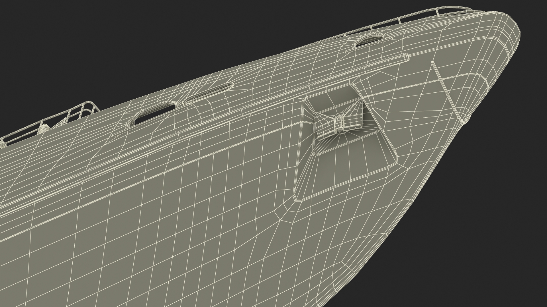 3D TTS Scarborough CG42 Coast Guard Rigged for Maya model