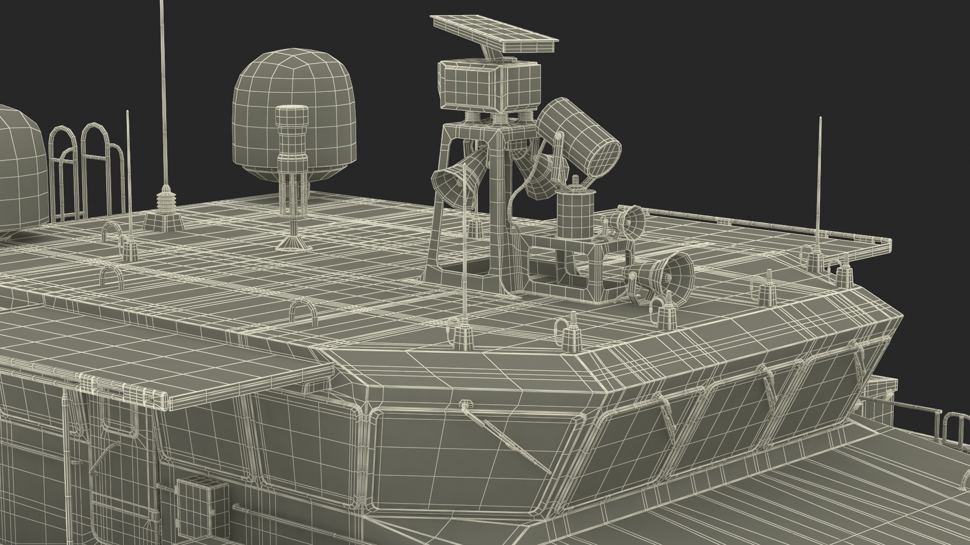 3D TTS Scarborough CG42 Coast Guard Rigged for Maya model