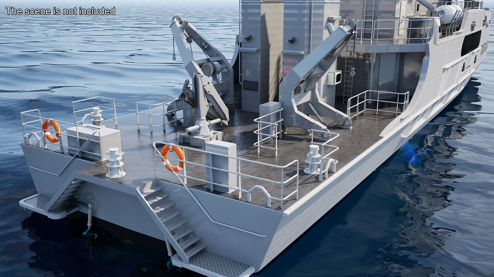 3D TTS Scarborough CG42 Coast Guard Rigged for Maya model