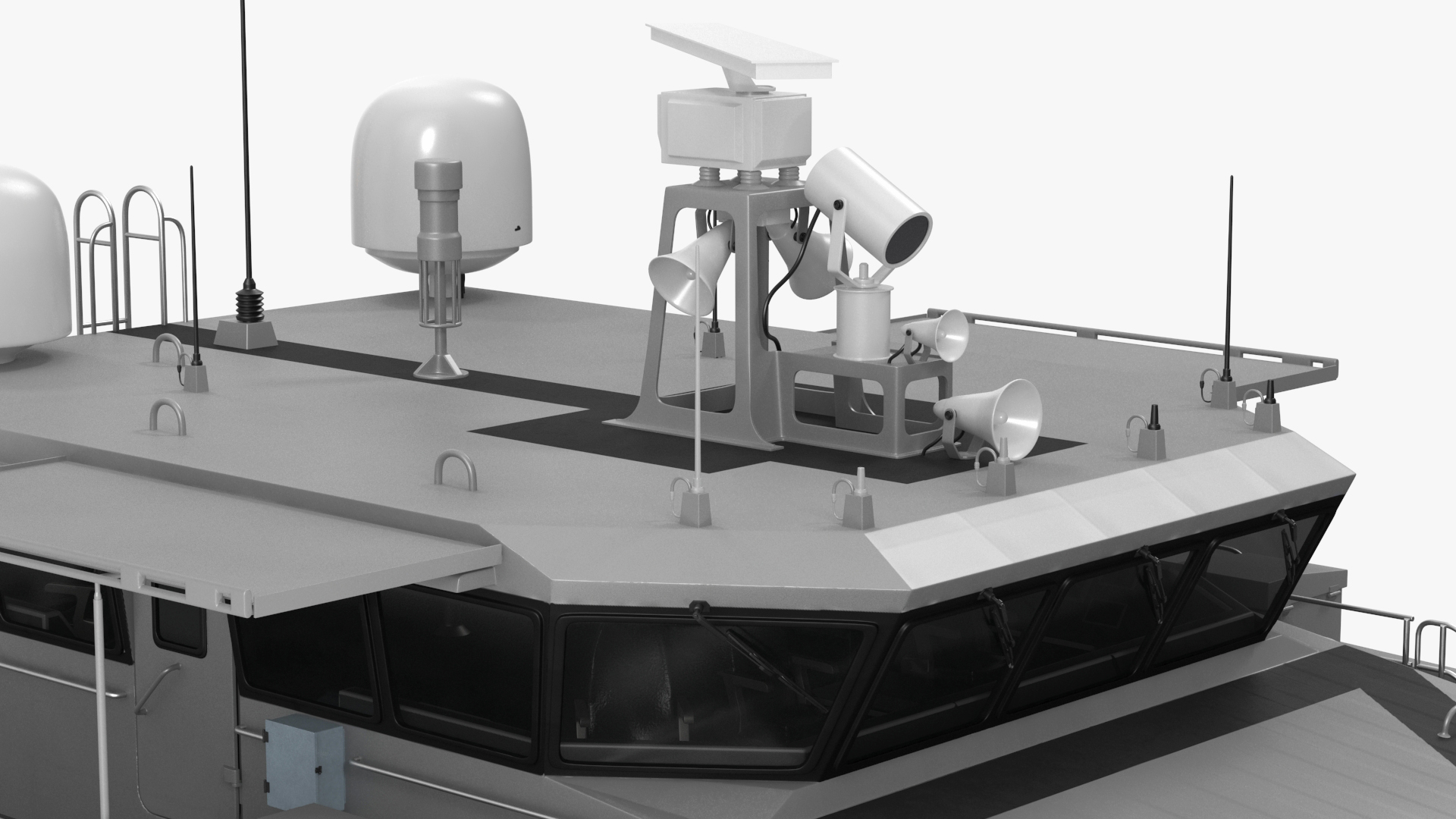 3D TTS Scarborough CG42 Coast Guard Rigged for Maya model