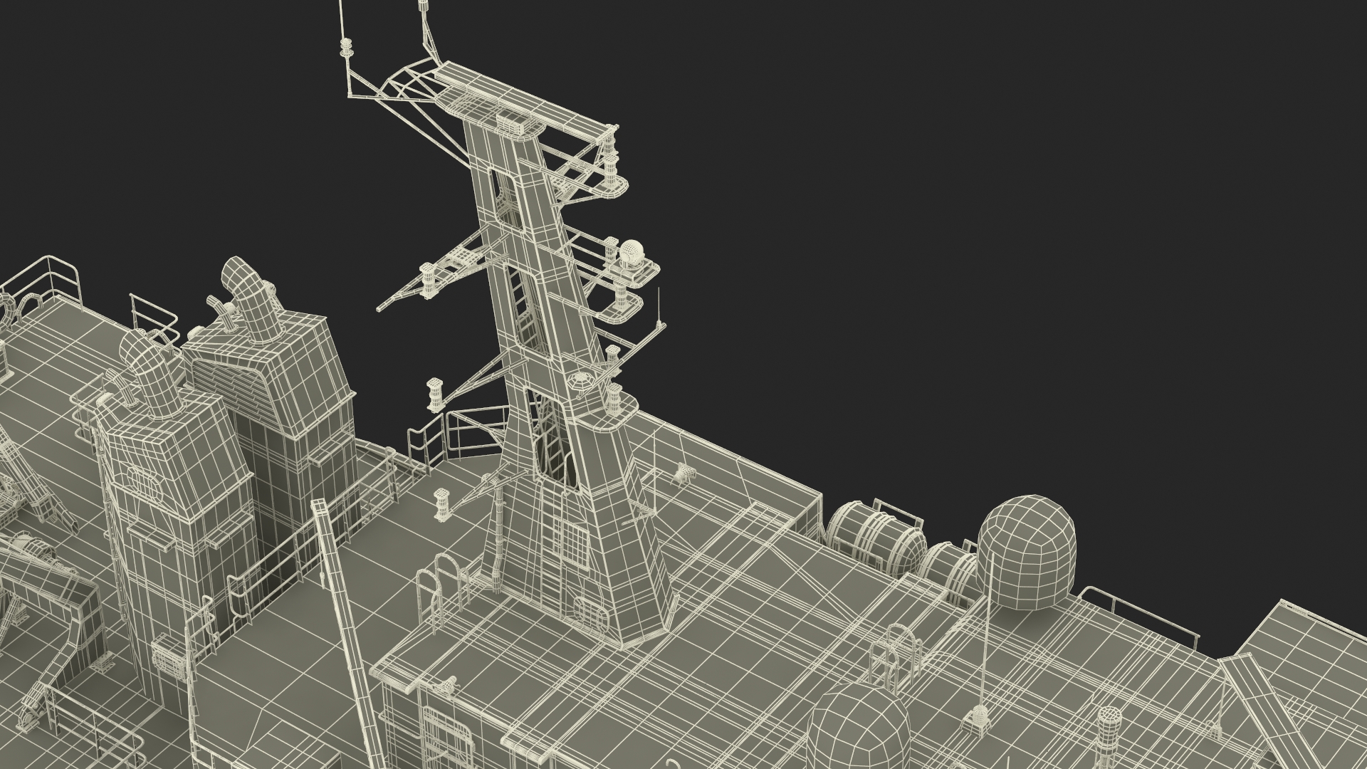 3D TTS Scarborough CG42 Coast Guard Rigged for Maya model