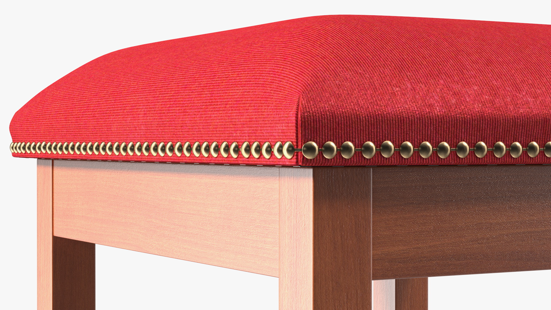 Church Wooden Stool 3D model
