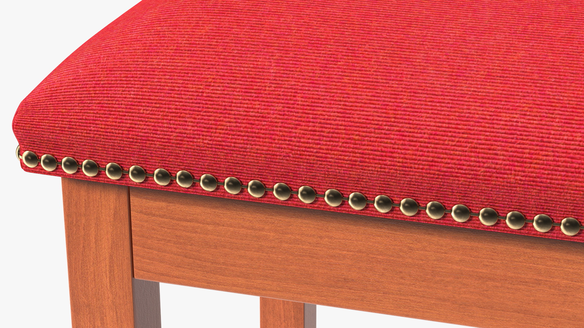 Church Wooden Stool 3D model
