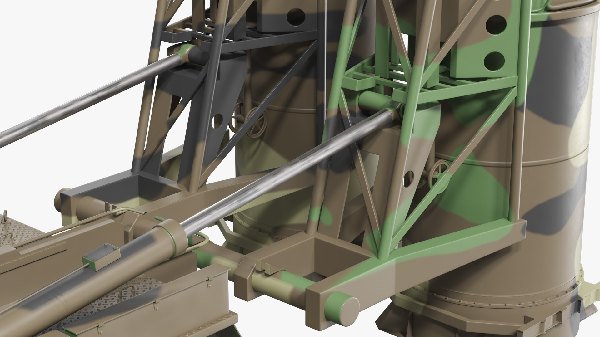 Air Defense Launcher Unit with Radar Mast Rigged, view 8