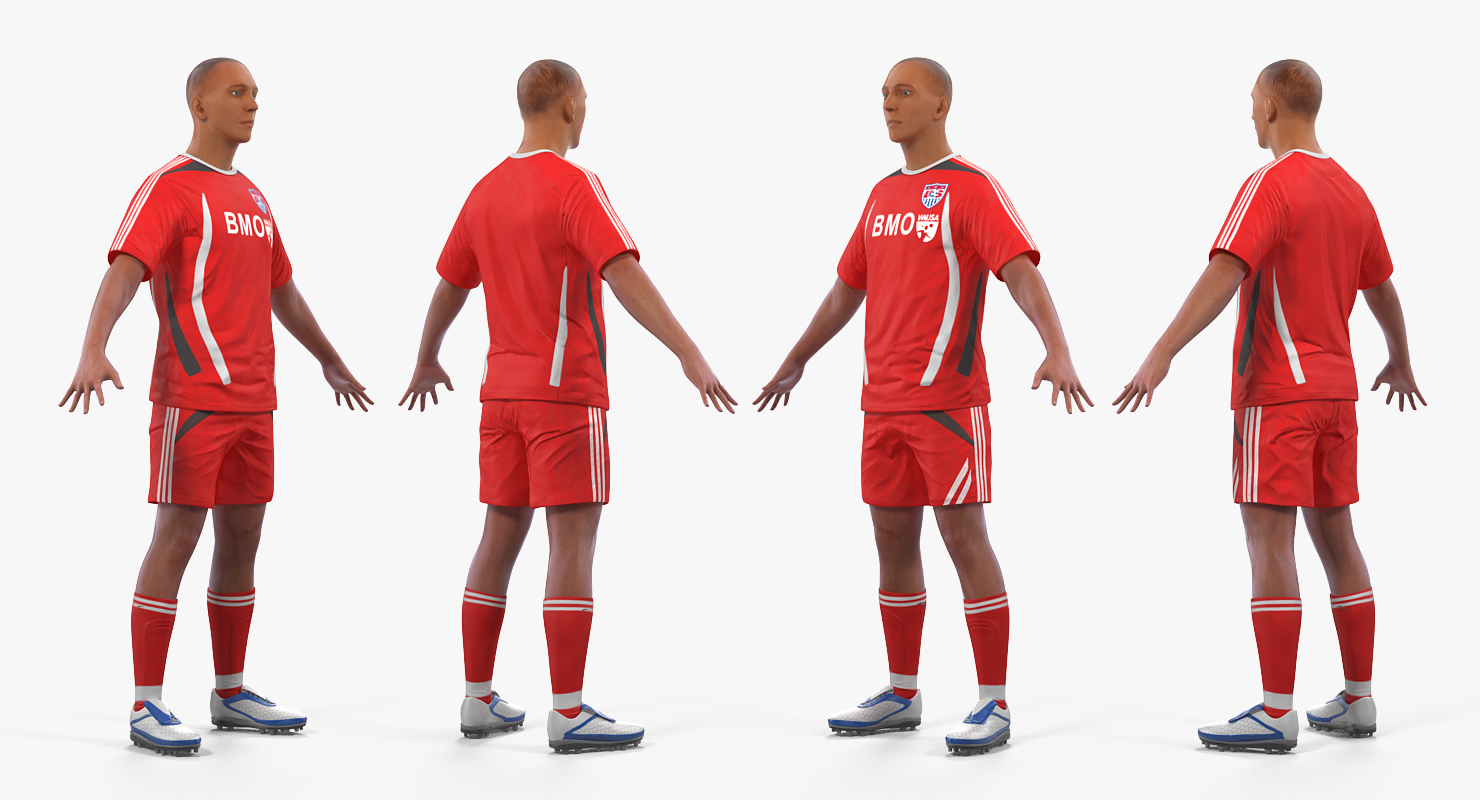 3D model Soccer or Football Player