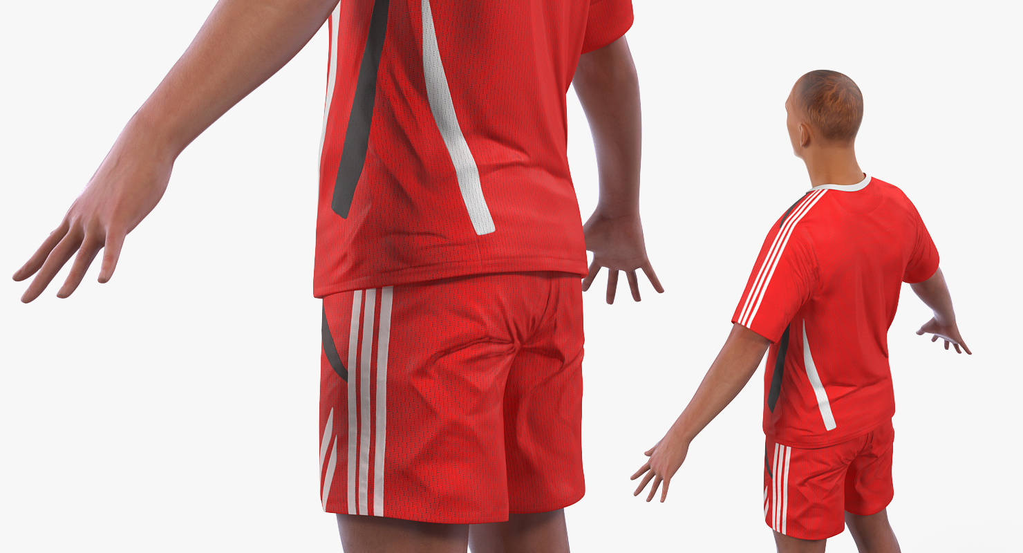 3D model Soccer or Football Player