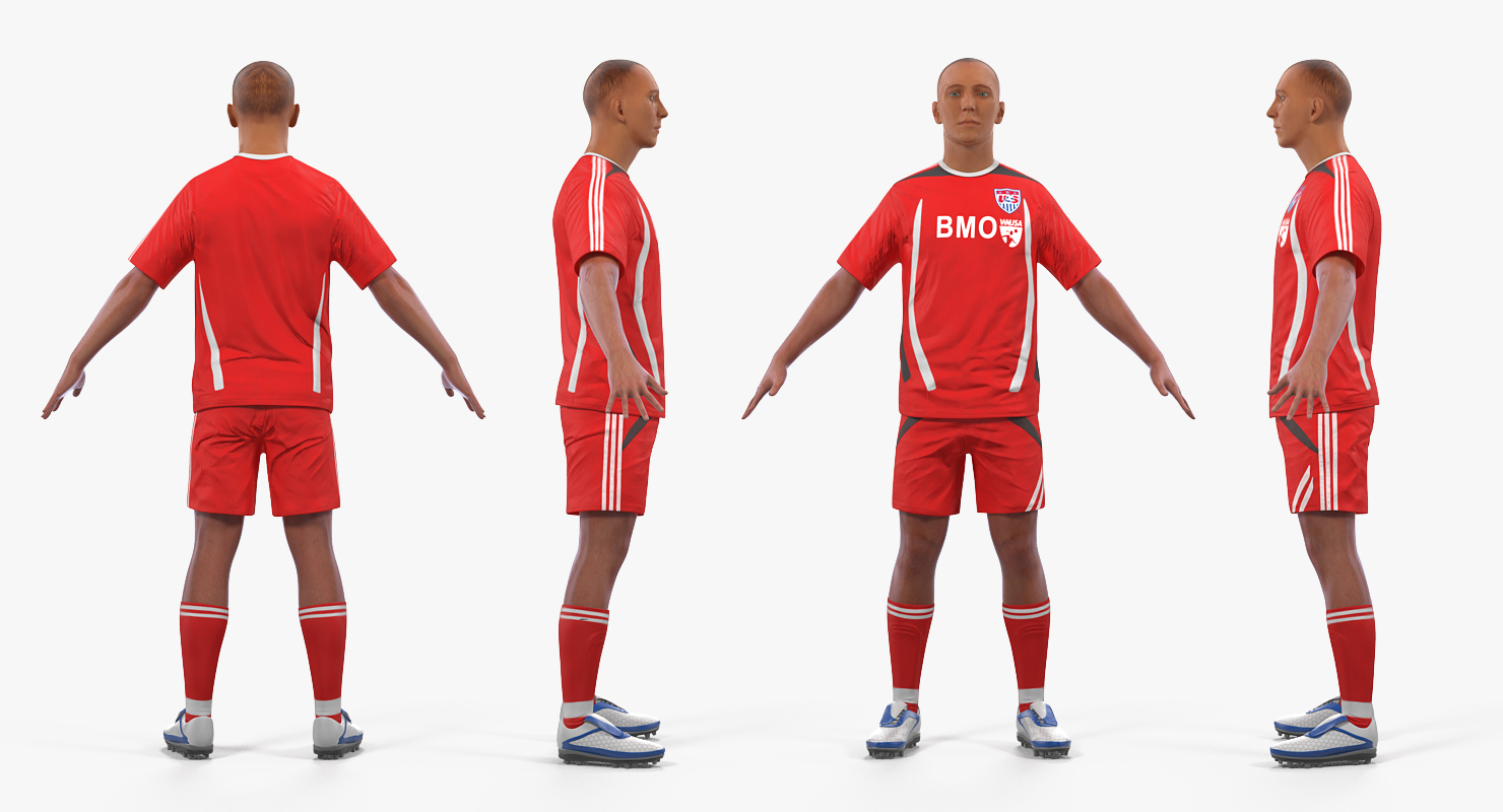 3D model Soccer or Football Player