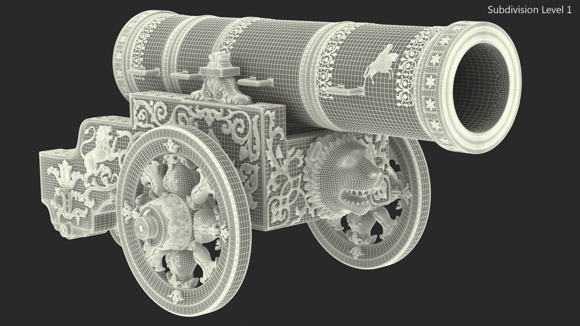 3D Tsar Cannon