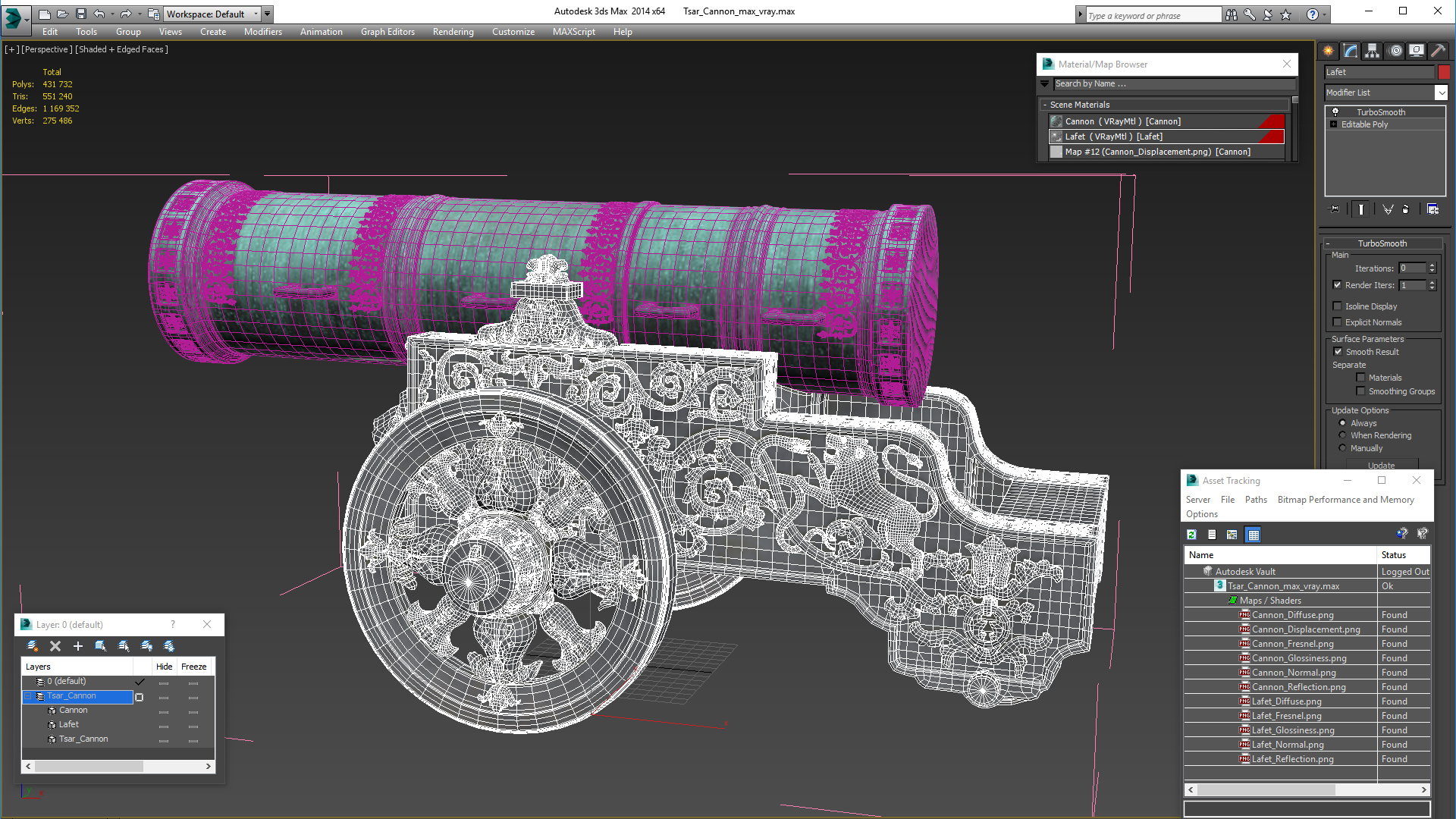 3D Tsar Cannon