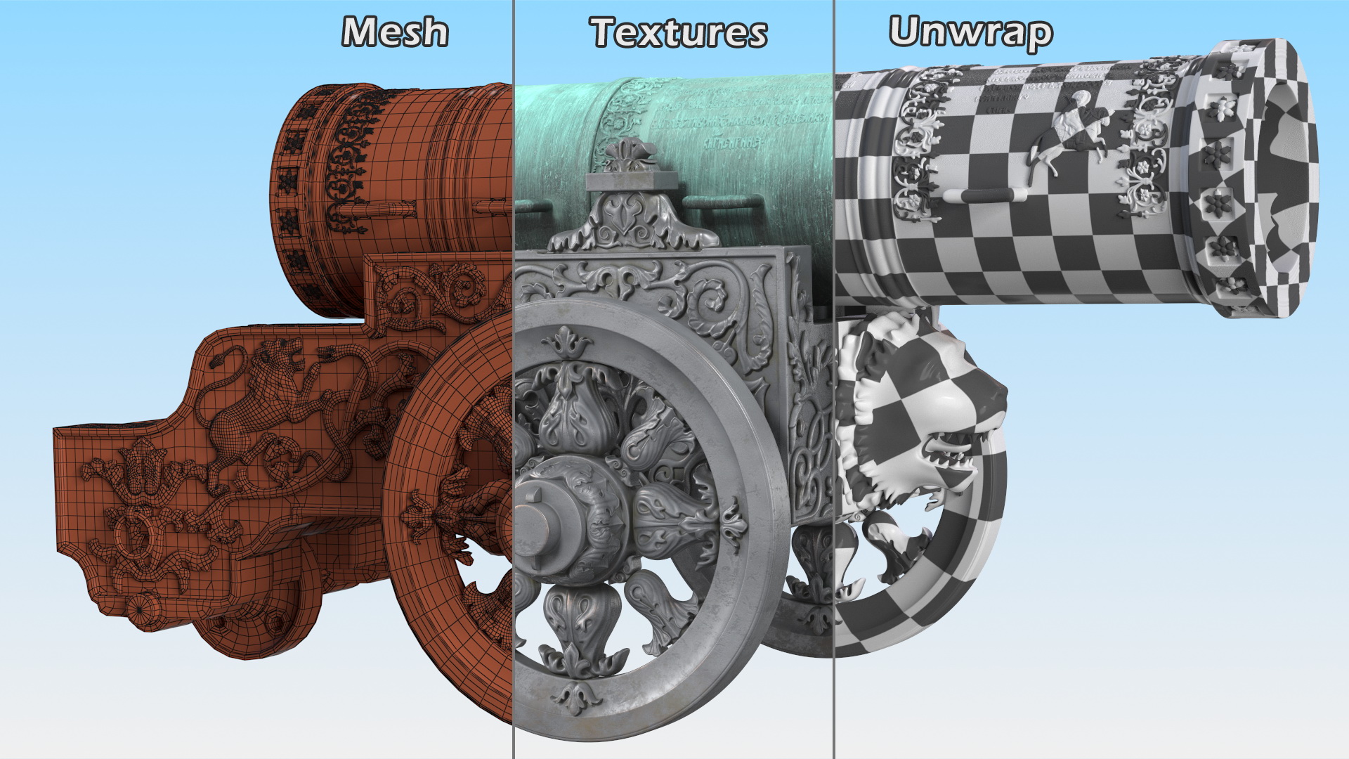 3D Tsar Cannon