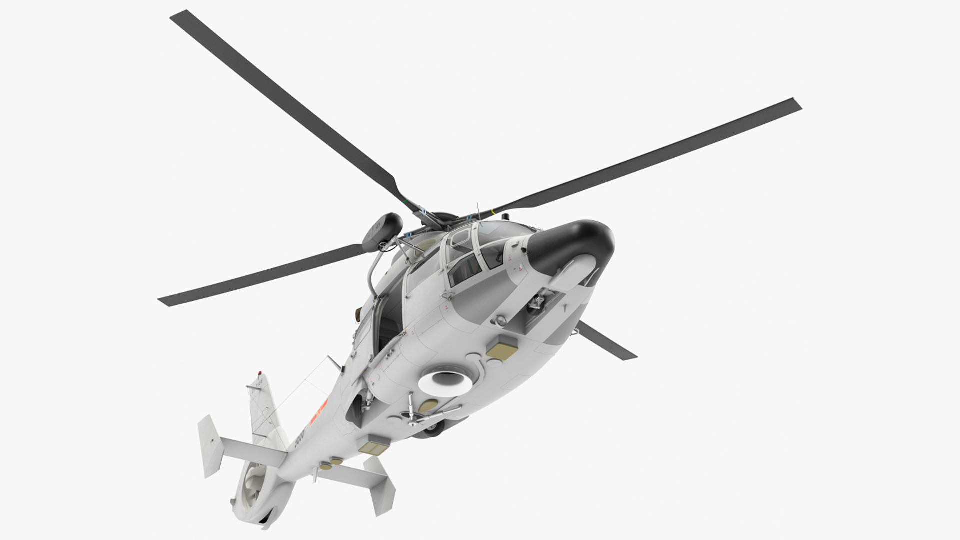 3D Harbin Z-9 Haitun Rigged for Maya model