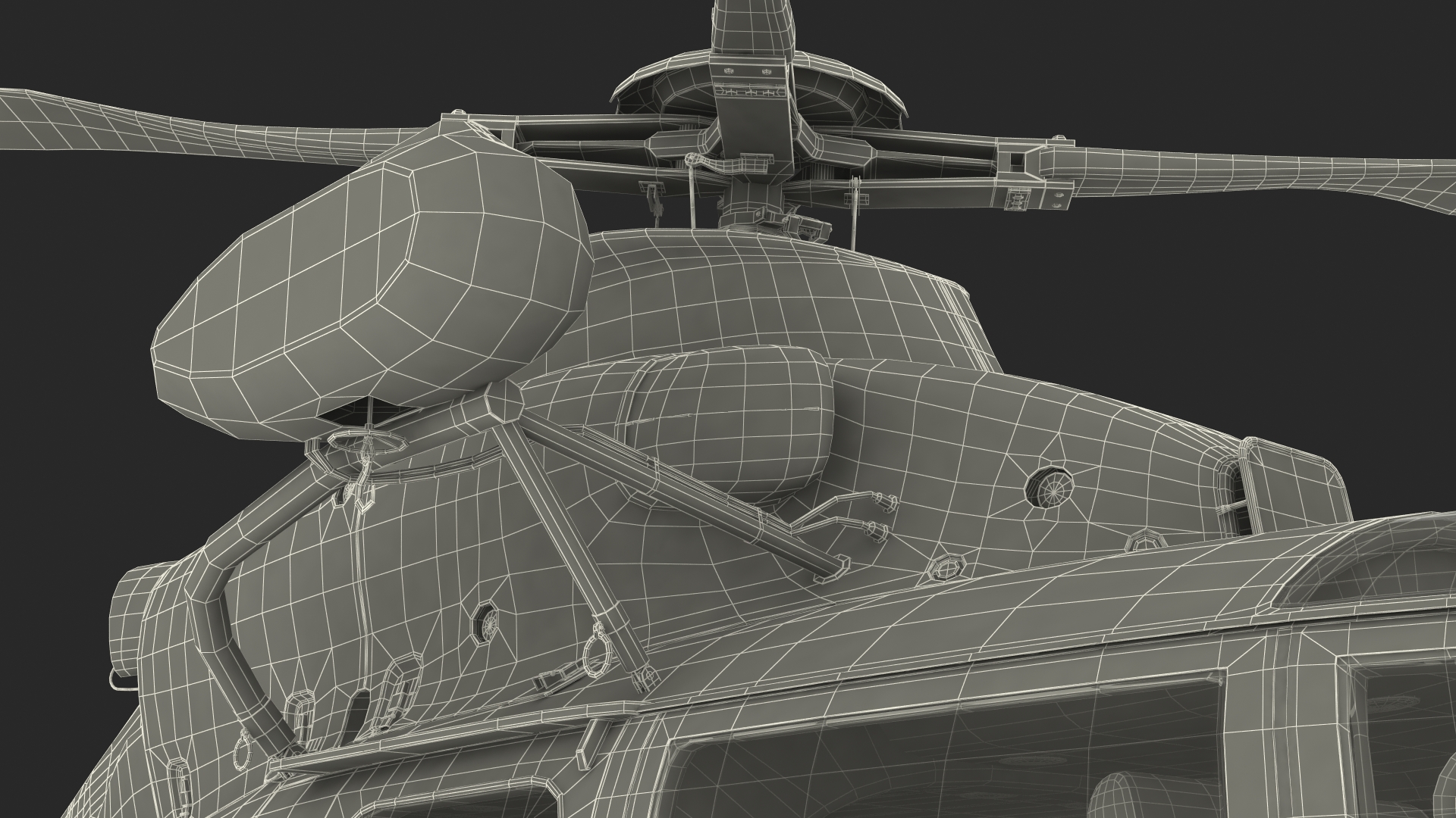 3D Harbin Z-9 Haitun Rigged for Maya model