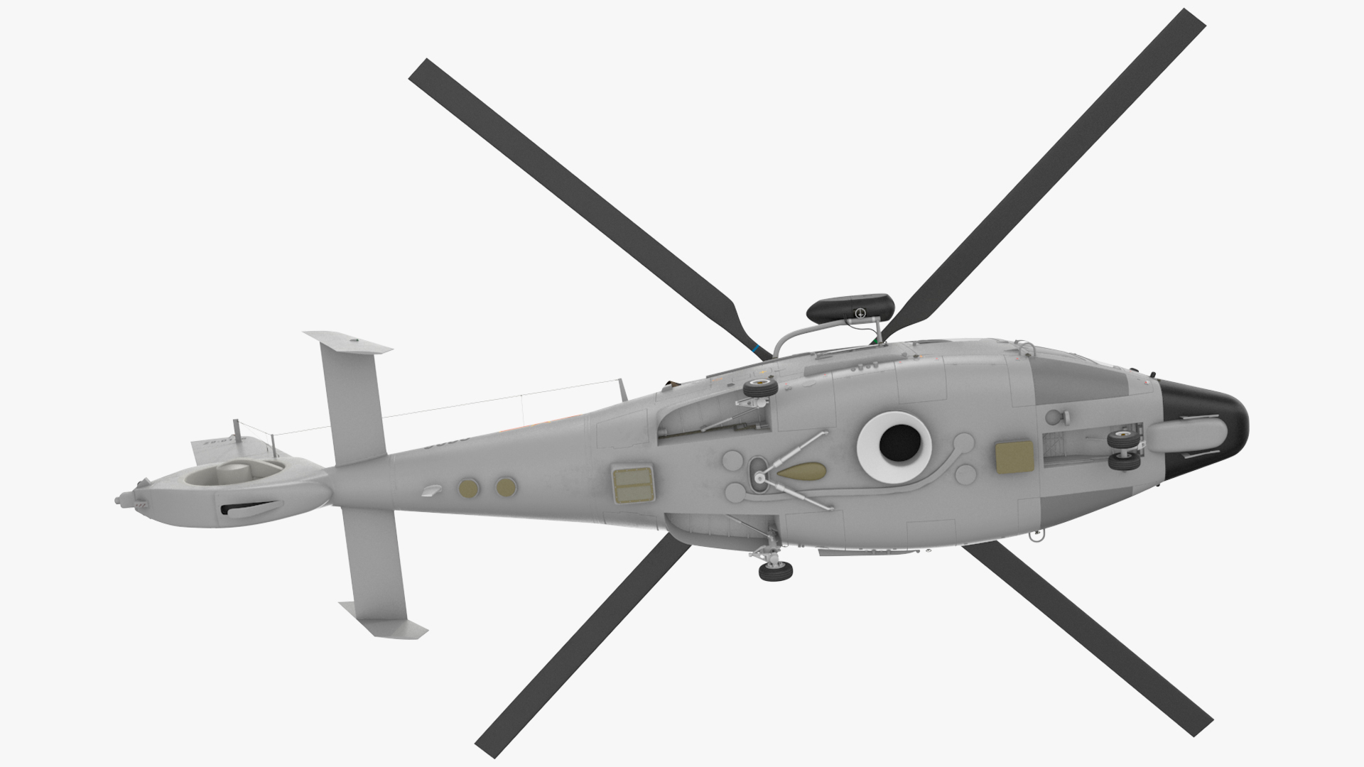3D Harbin Z-9 Haitun Rigged for Maya model