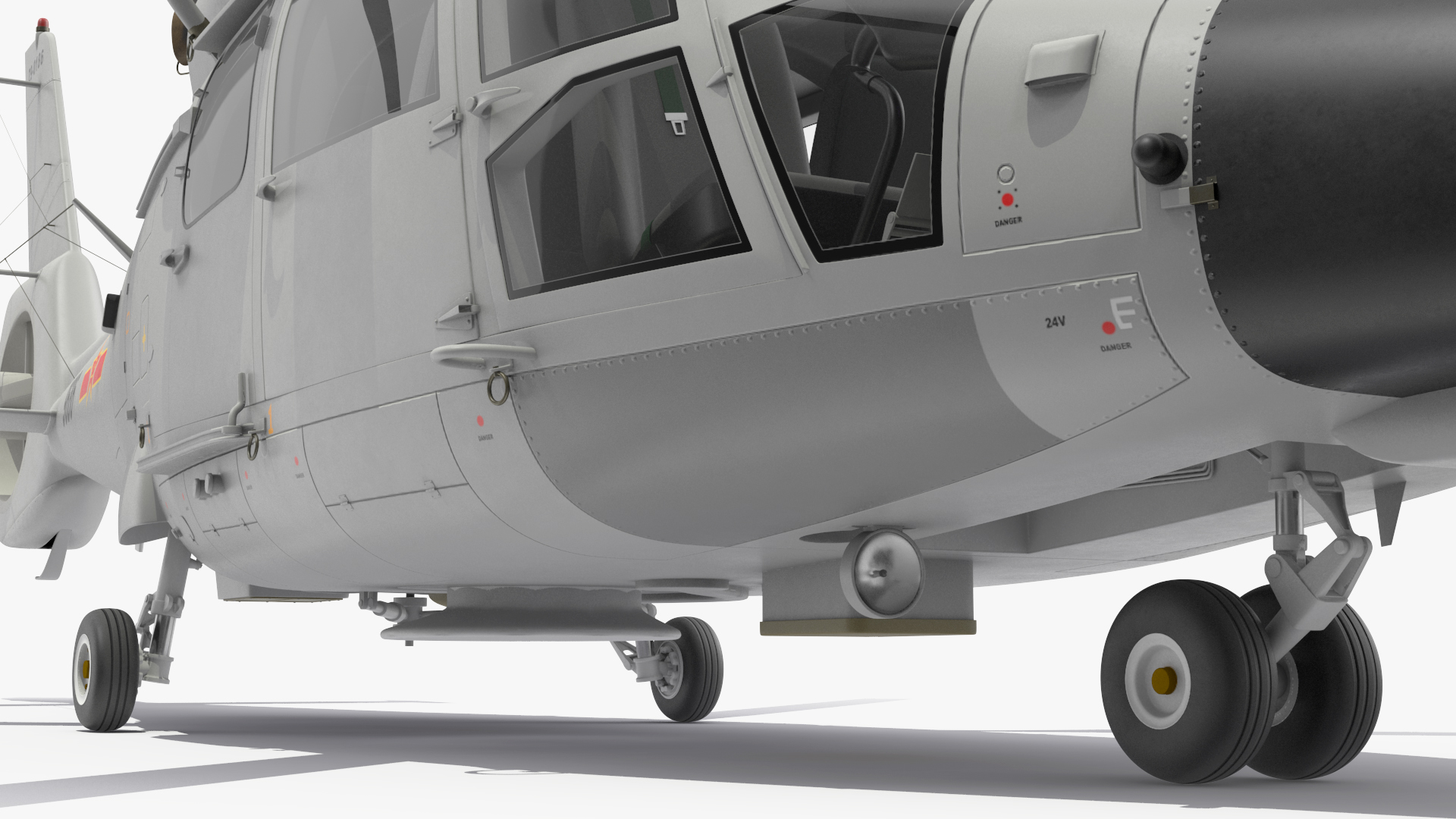 3D Harbin Z-9 Haitun Rigged for Maya model