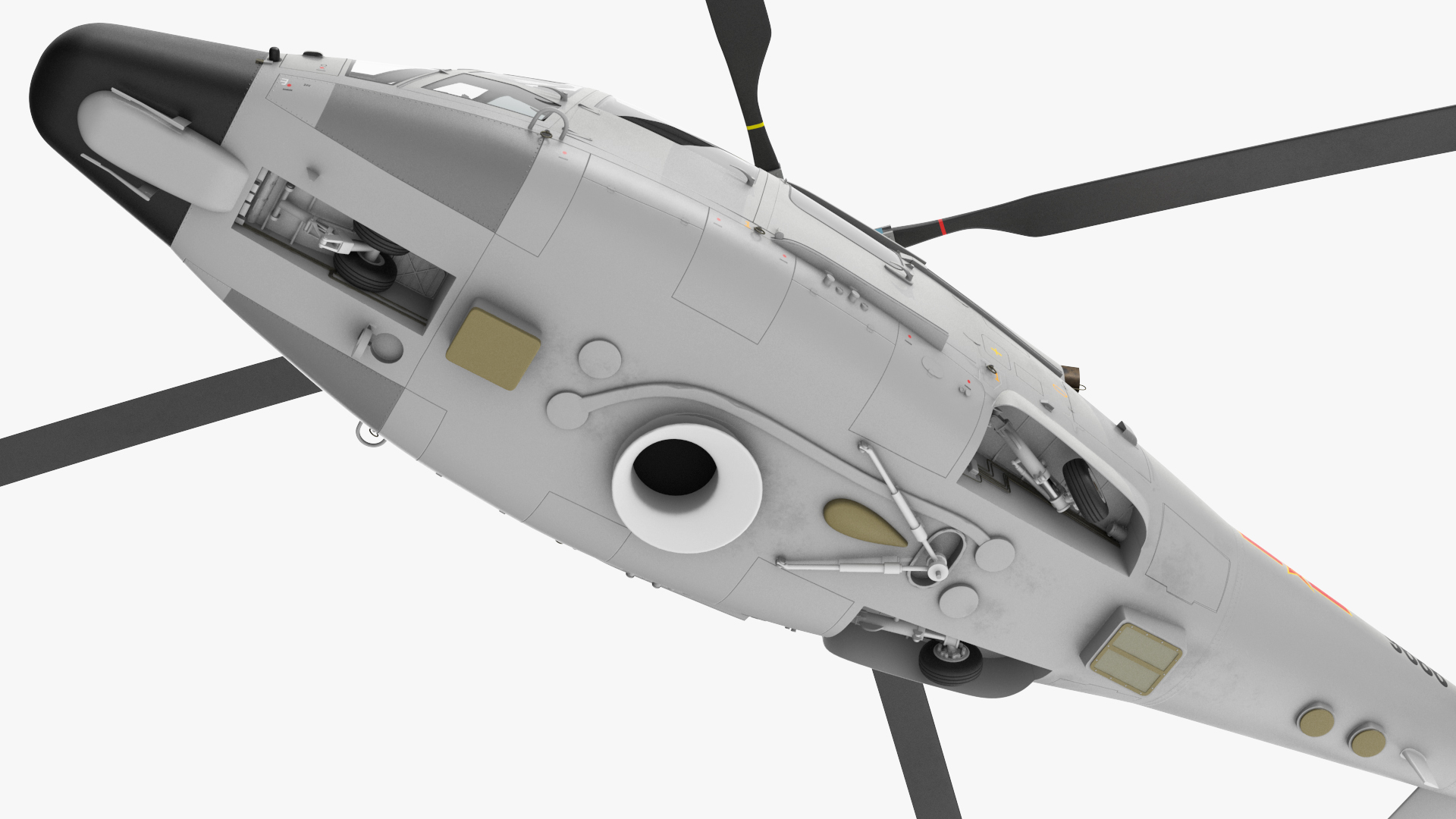 3D Harbin Z-9 Haitun Rigged for Maya model
