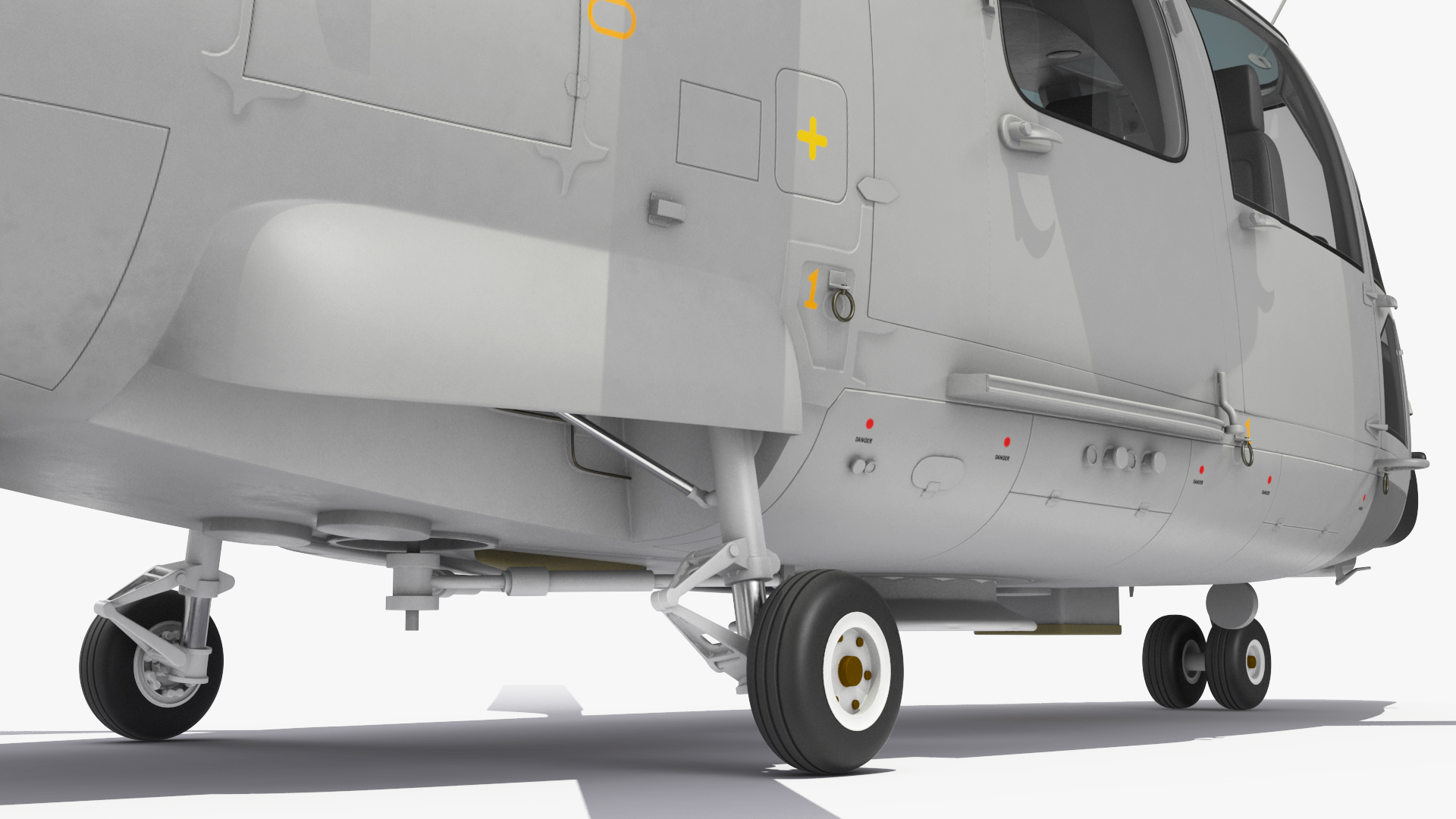 3D Harbin Z-9 Haitun Rigged for Maya model