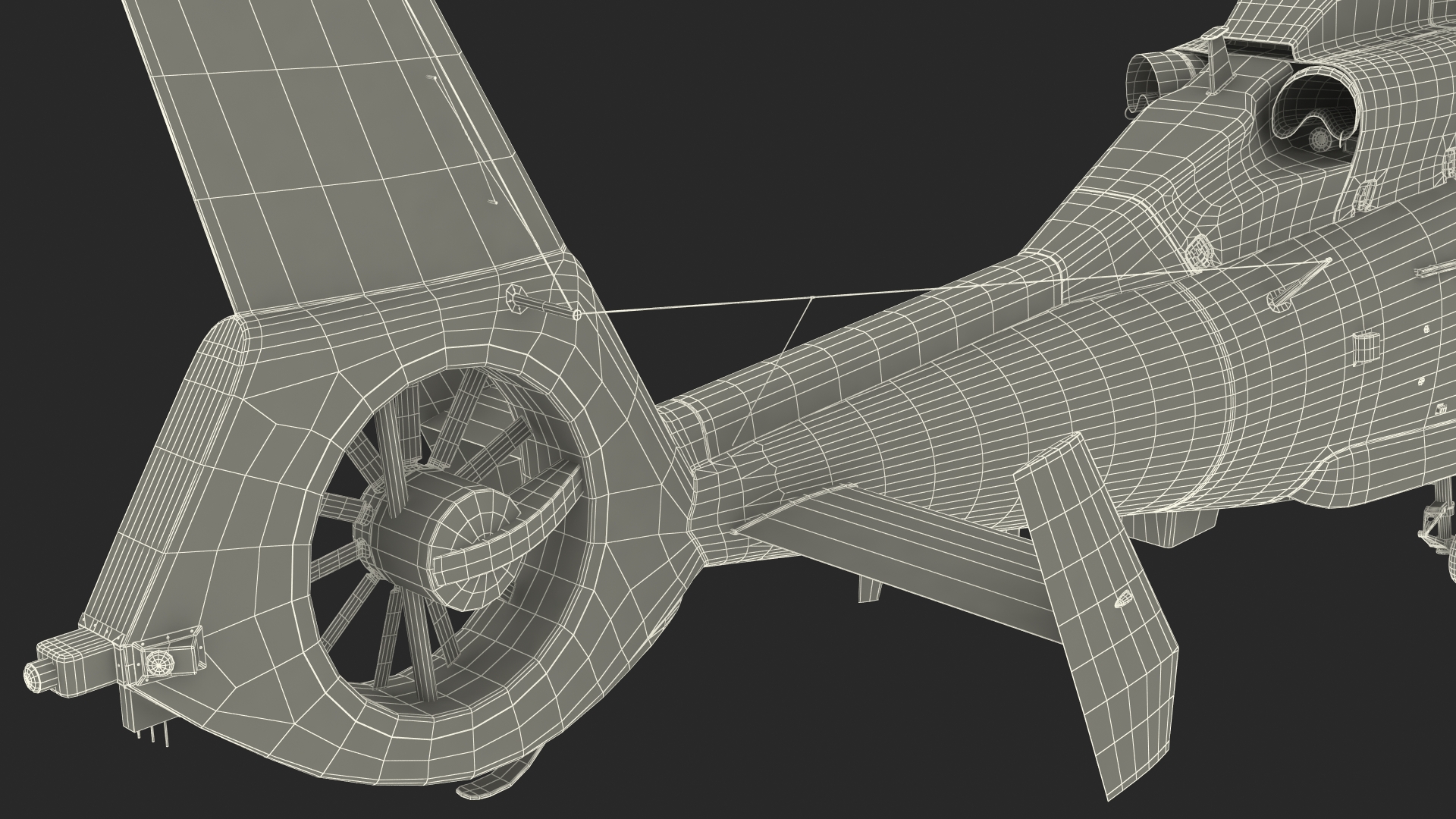 3D Harbin Z-9 Haitun Rigged for Maya model