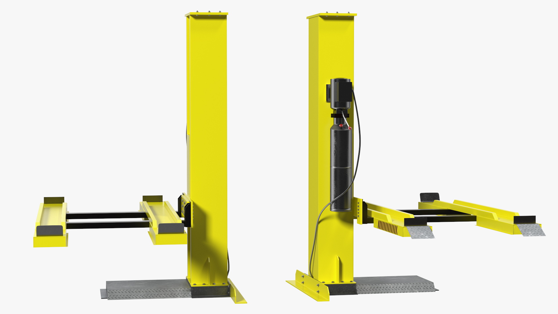 3D Single Post Lift