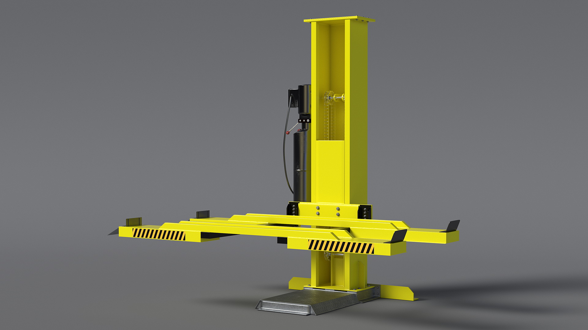 3D Single Post Lift