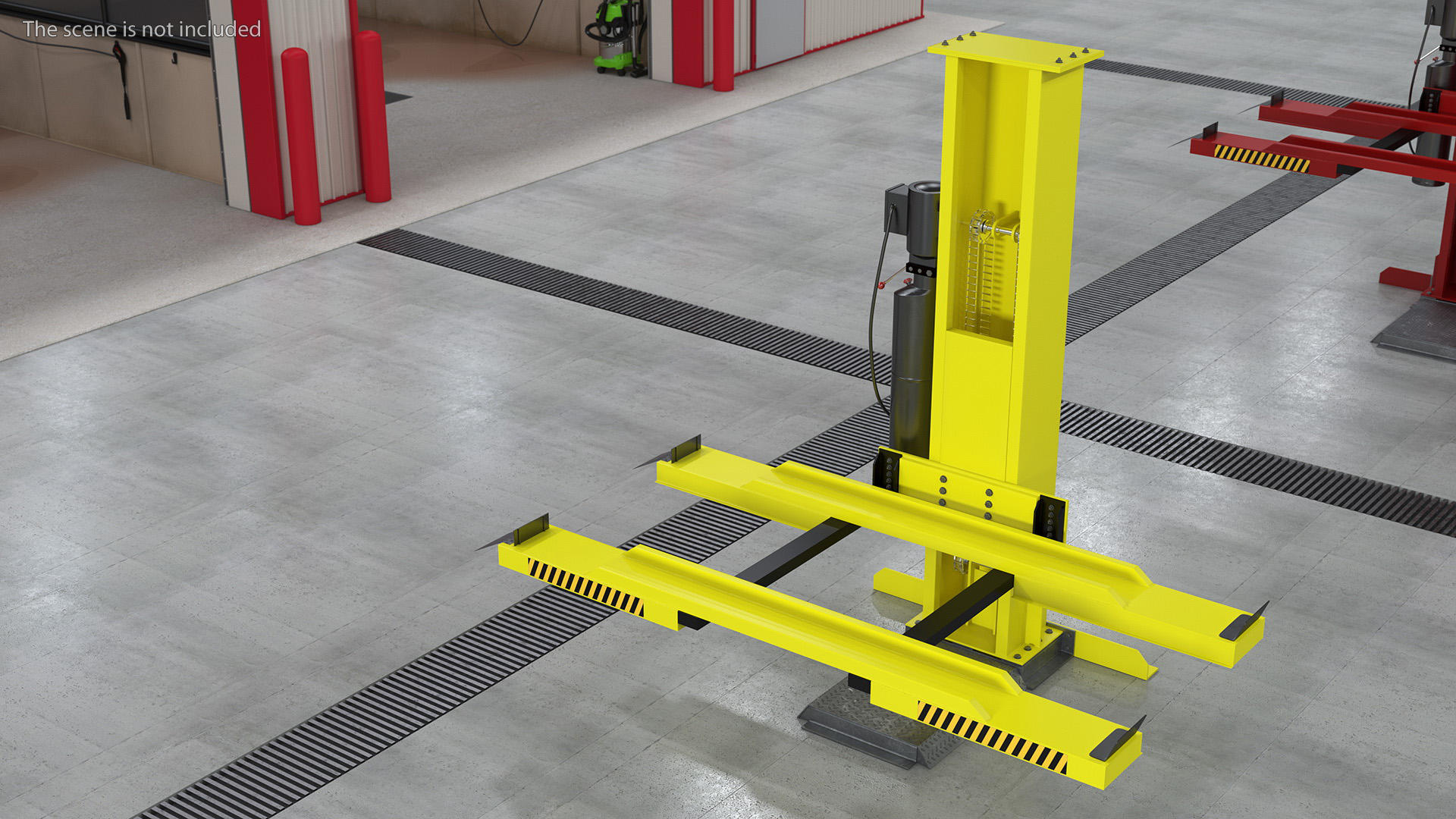 3D Single Post Lift
