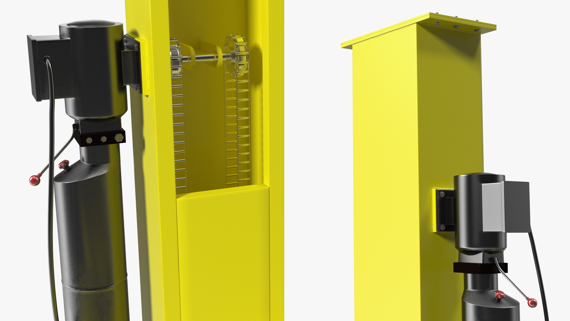 3D Single Post Lift