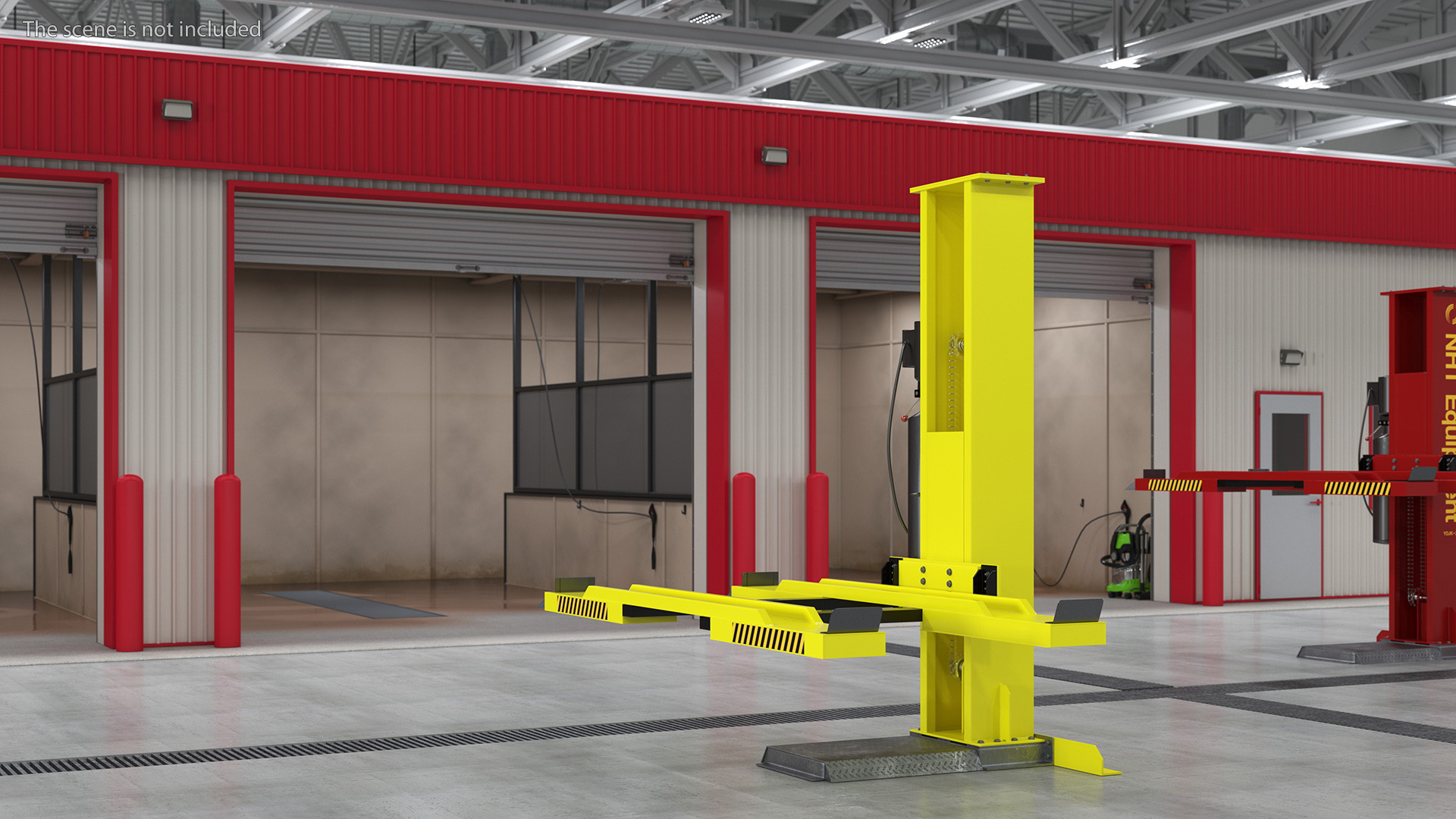 3D Single Post Lift