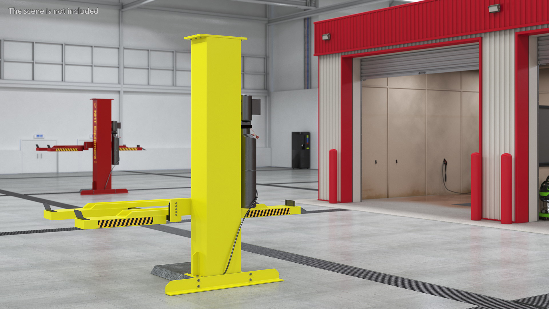 3D Single Post Lift