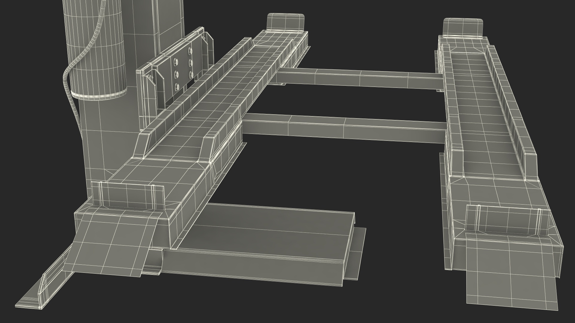 3D Single Post Lift