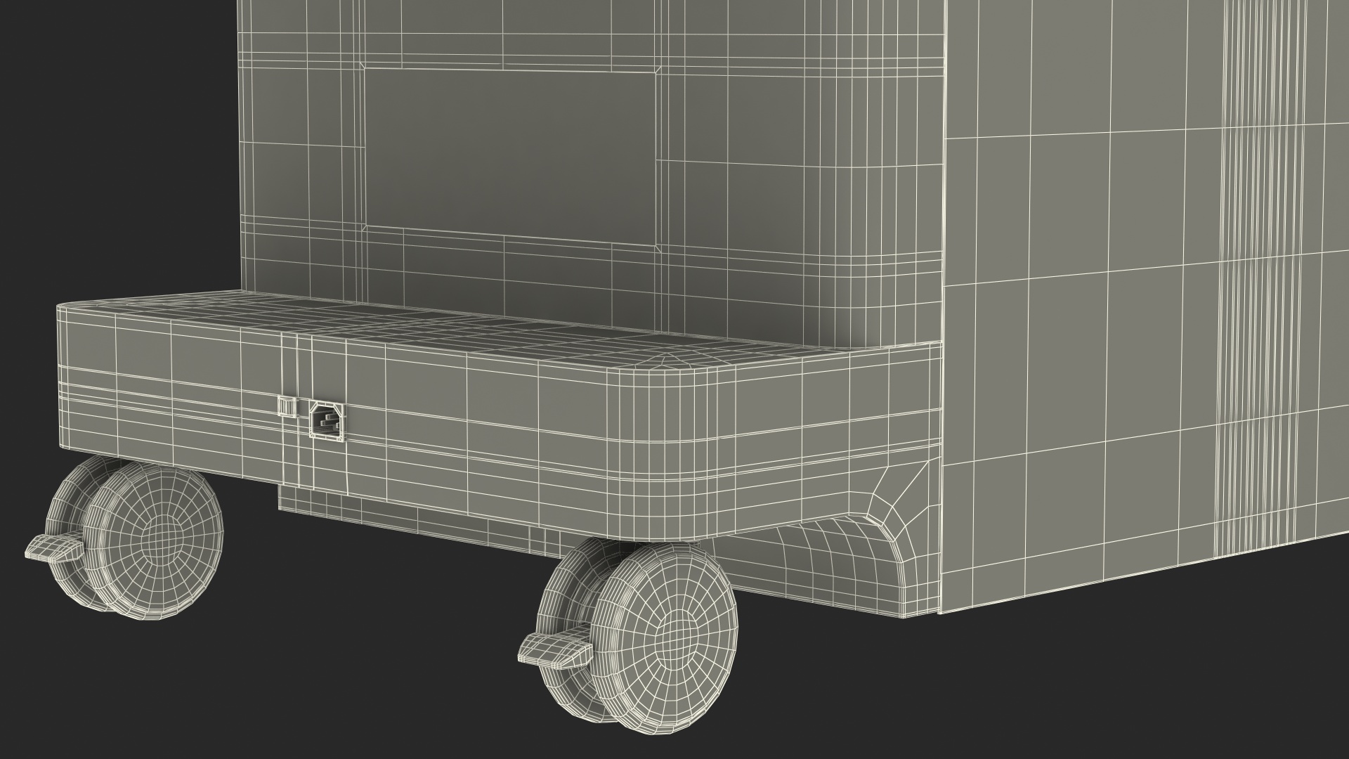 3D Horizontal Interactive Table with Display The Brain Device model