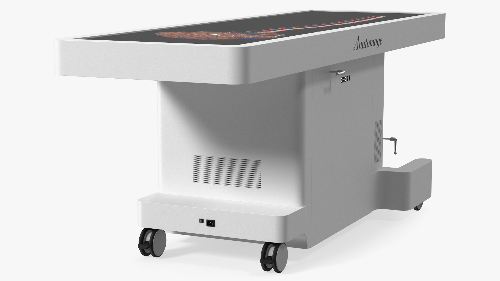 3D Horizontal Interactive Table with Display The Brain Device model