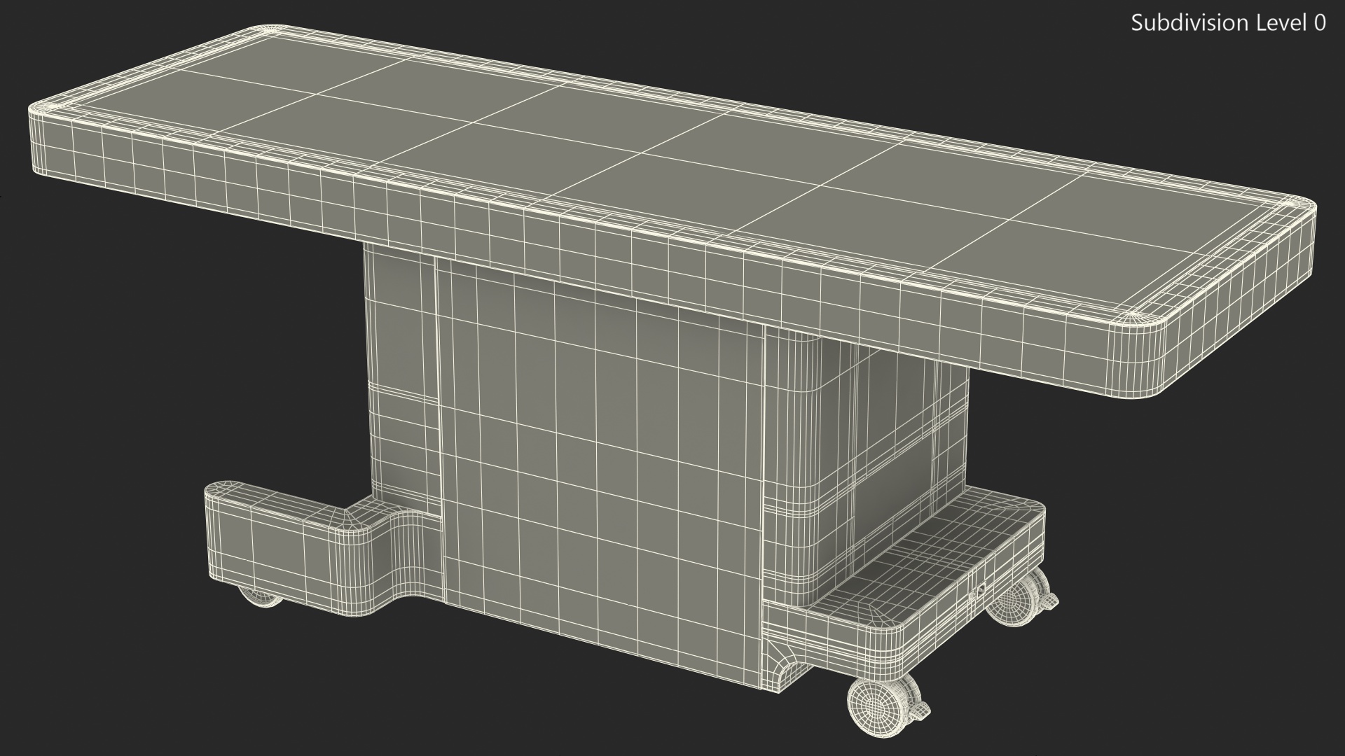 3D Horizontal Interactive Table with Display The Brain Device model