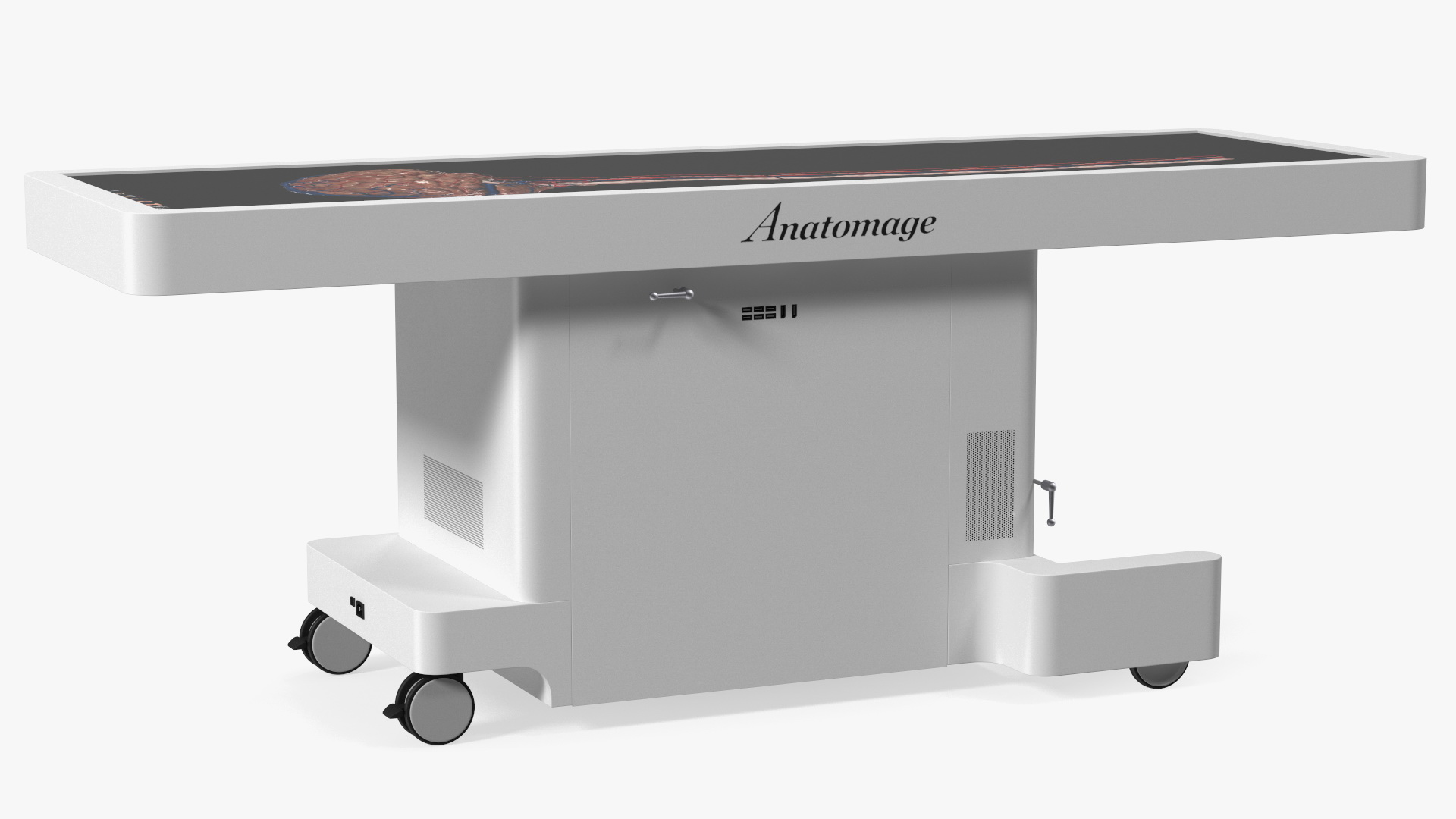 3D Horizontal Interactive Table with Display The Brain Device model